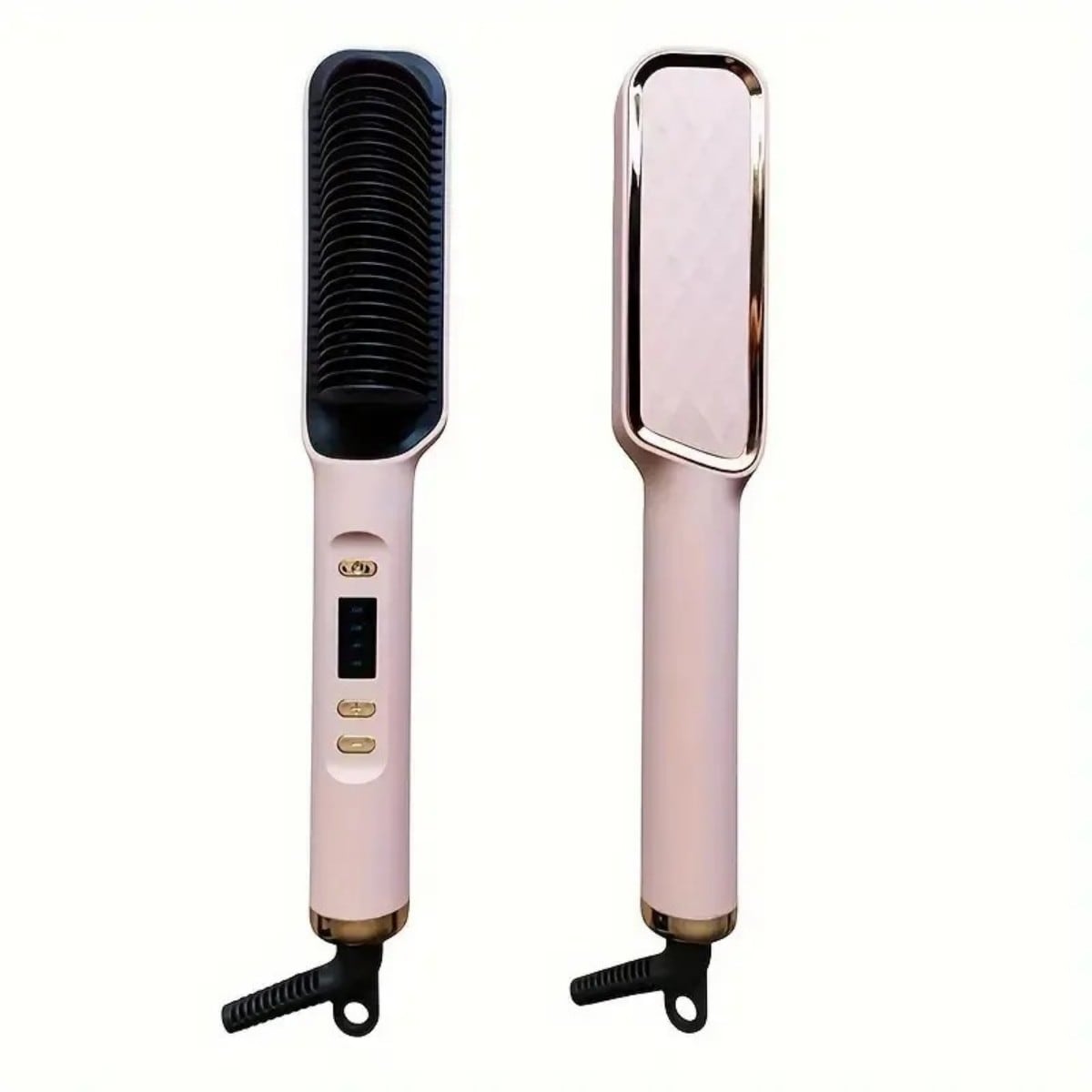 BEARSOLIM Modern Straightening Brush with Ceramic Technology  Anti Scald  Auto Lock for Smooth Healthy Looking Hair
