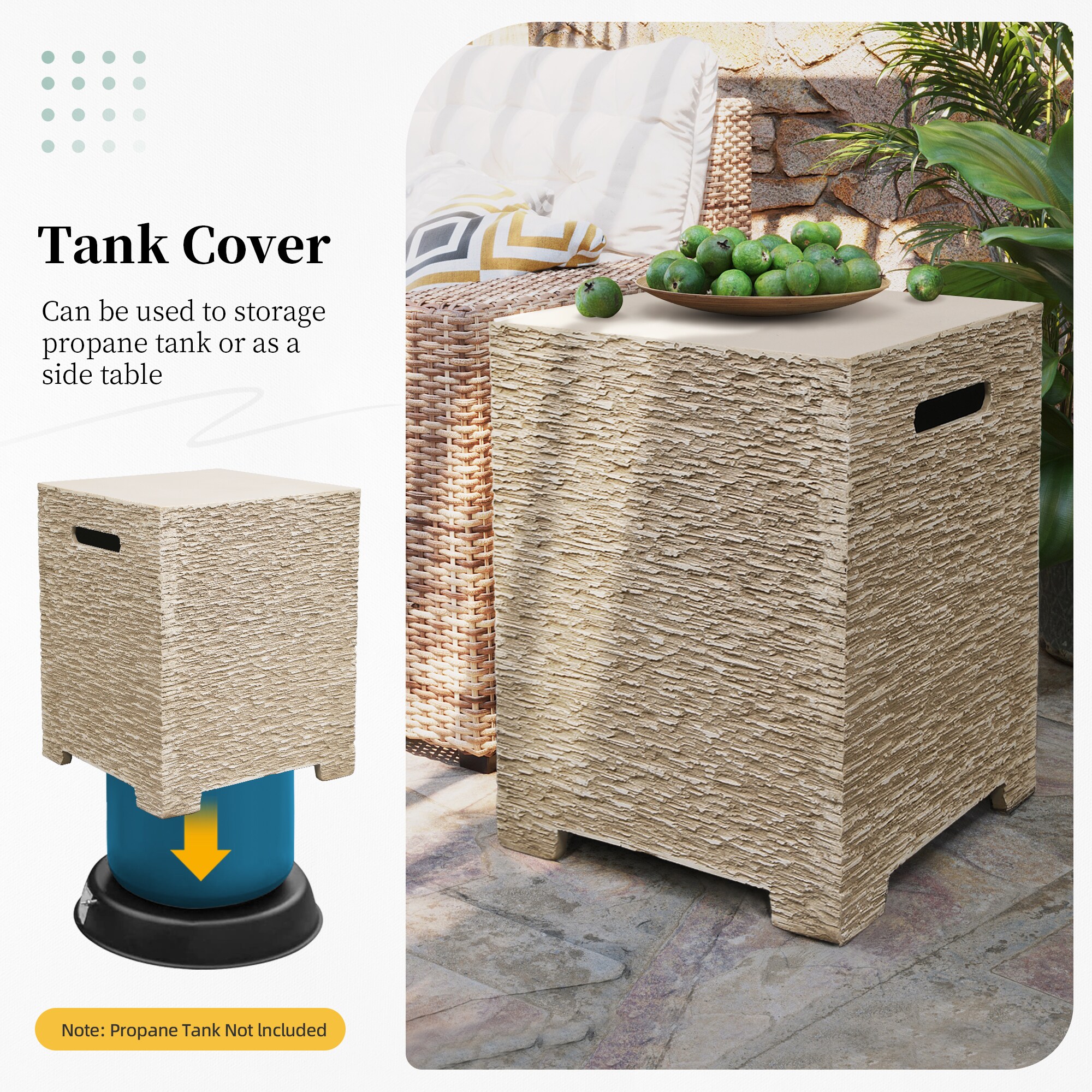 Patio Watcher LS-56MBE-HW-BW Outdoor-Gas-Firepits - View #9