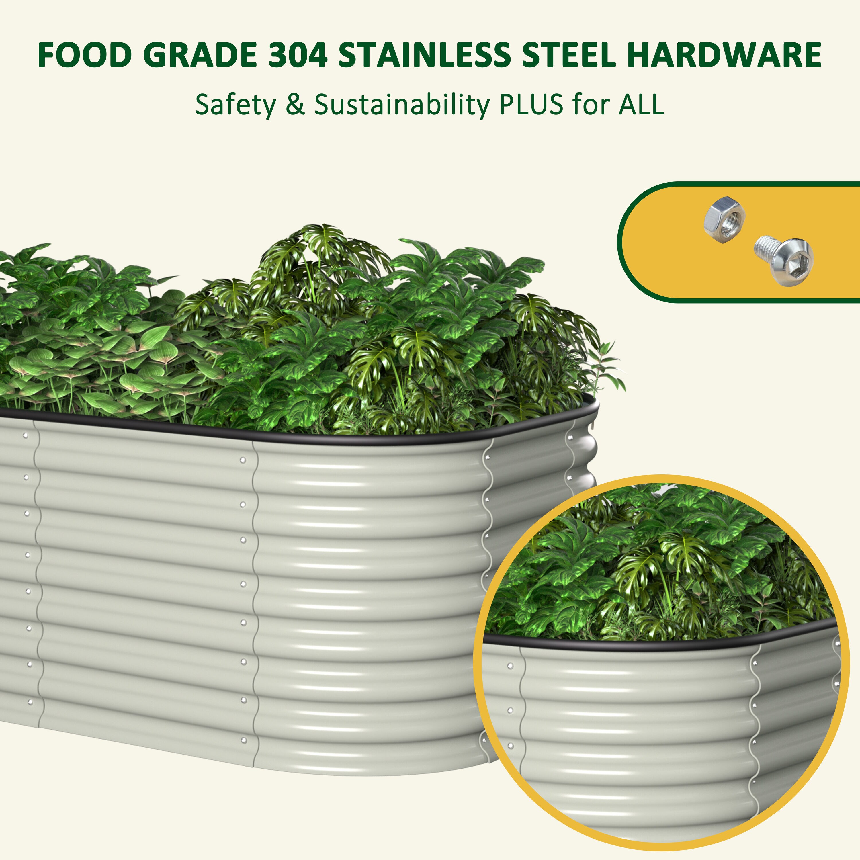 VEIKOUS PG0102-82-02CW Raised-Garden-Beds - View #7
