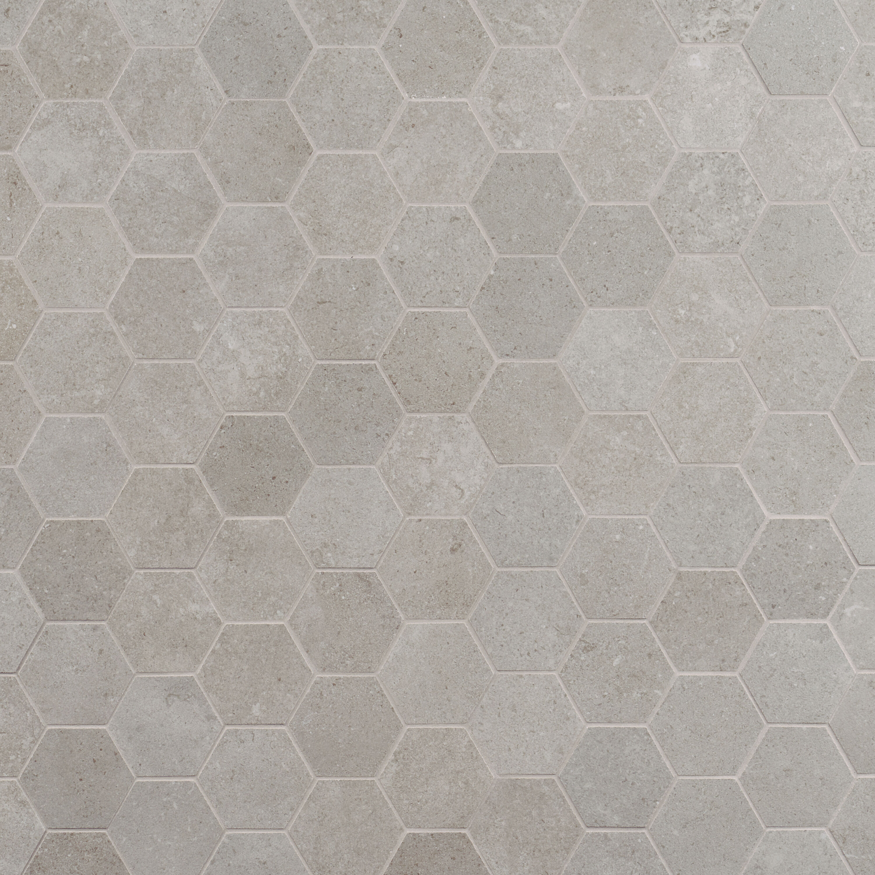 Artmore Tile EXT3RD108125 Sample - New Terrain Fumo 4-in x 8-in Matte Porcelain Stone look Hexagon Floor and Wall Tile