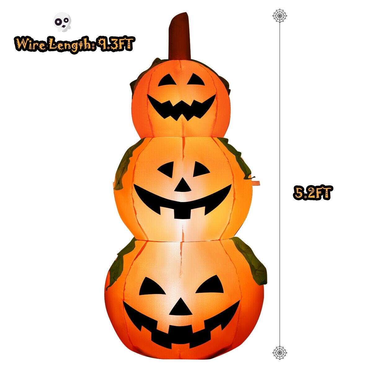 WELLFOR CM-HWY-22761US Outdoor-Halloween-Decor - View #2