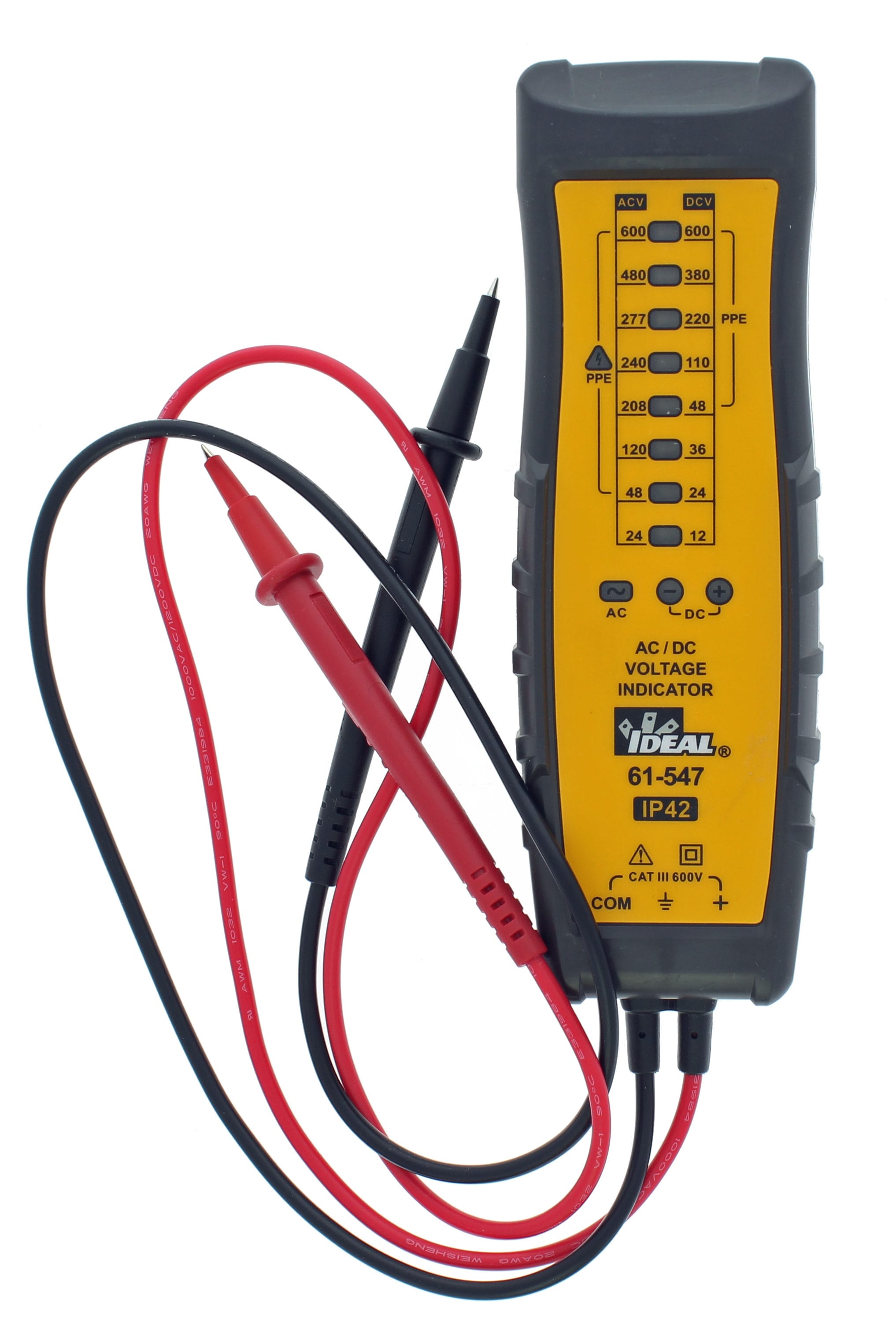 IDEAL LED Ac/Dc Voltage Tester 600-Volt in the Test department at Lowes.com