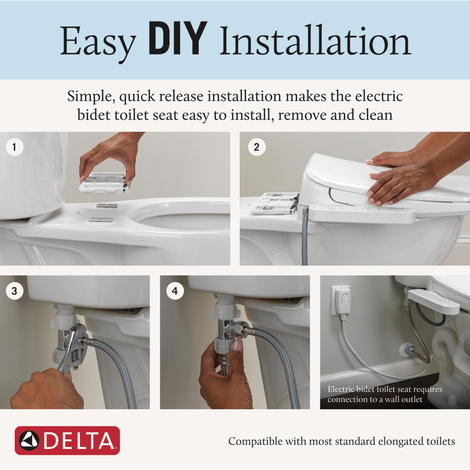 Delta 893005E-WH Bidet-Toilet-Seats - View #7