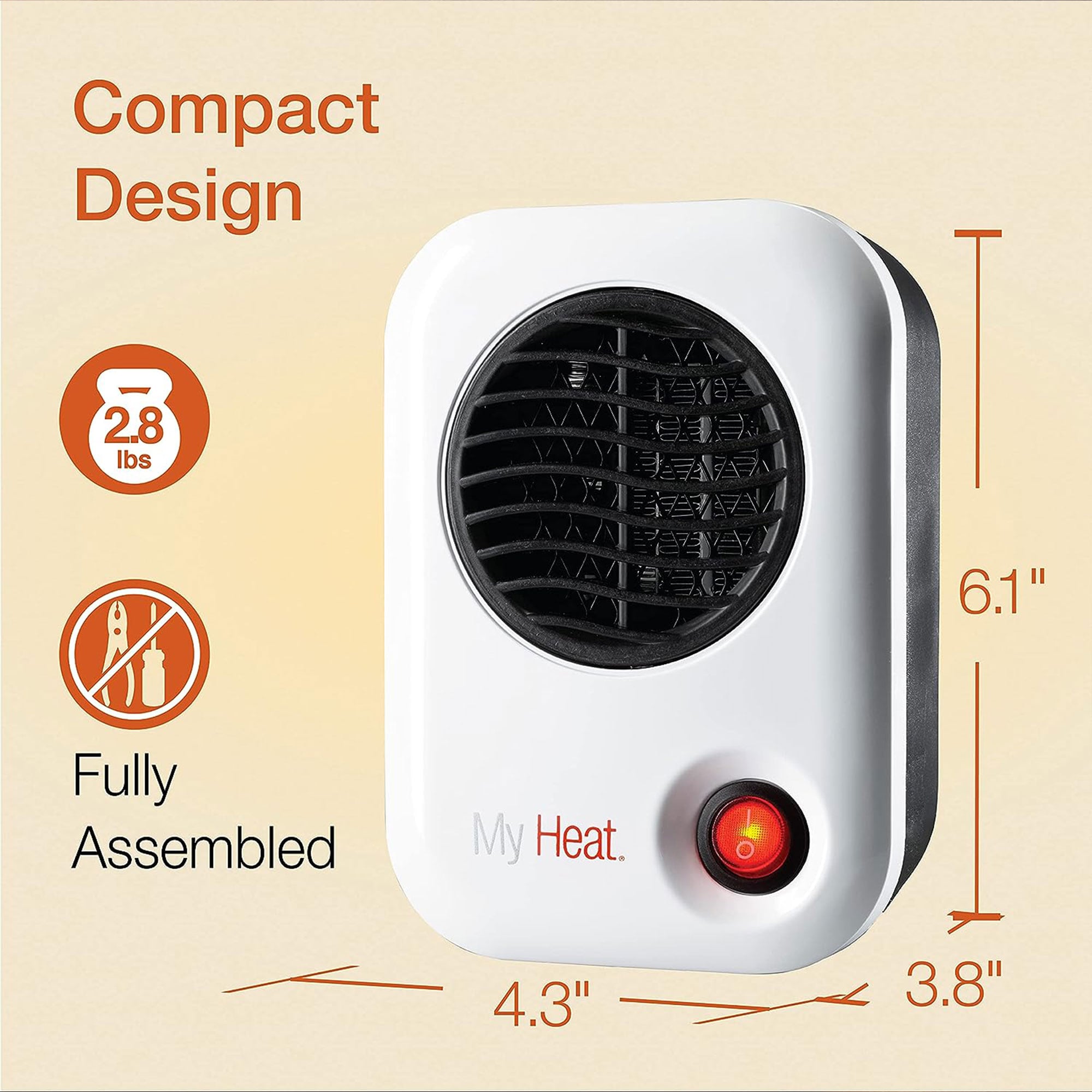 Lasko 164378 Portable-Electric-Heat - View #3
