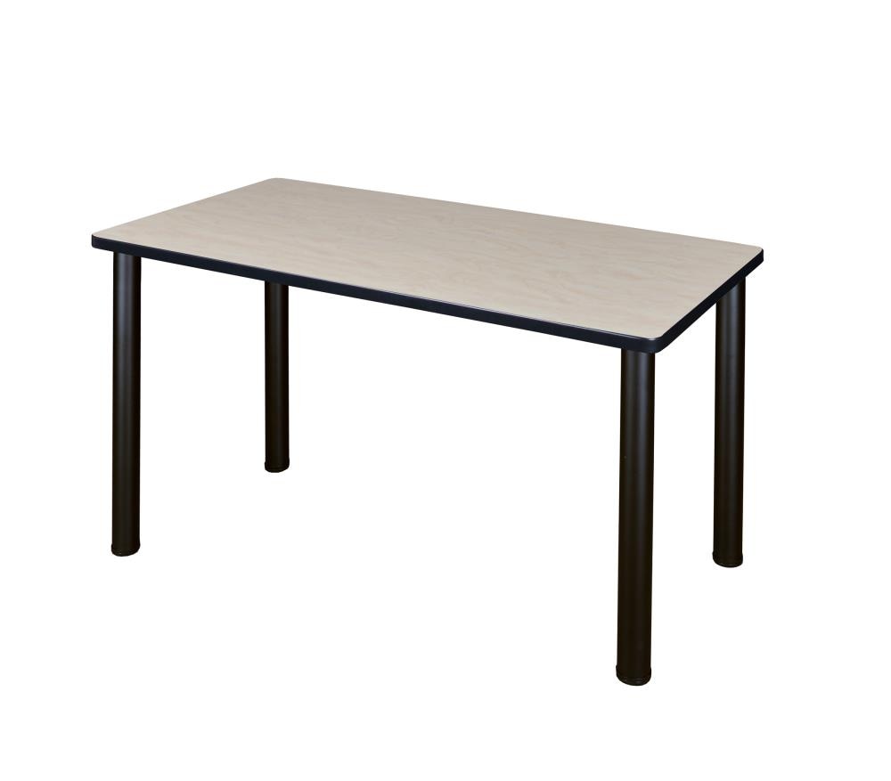 Regency MT4224PLBPBK Training Off-white 4-Person Training Table (42-in W x 29-in H)