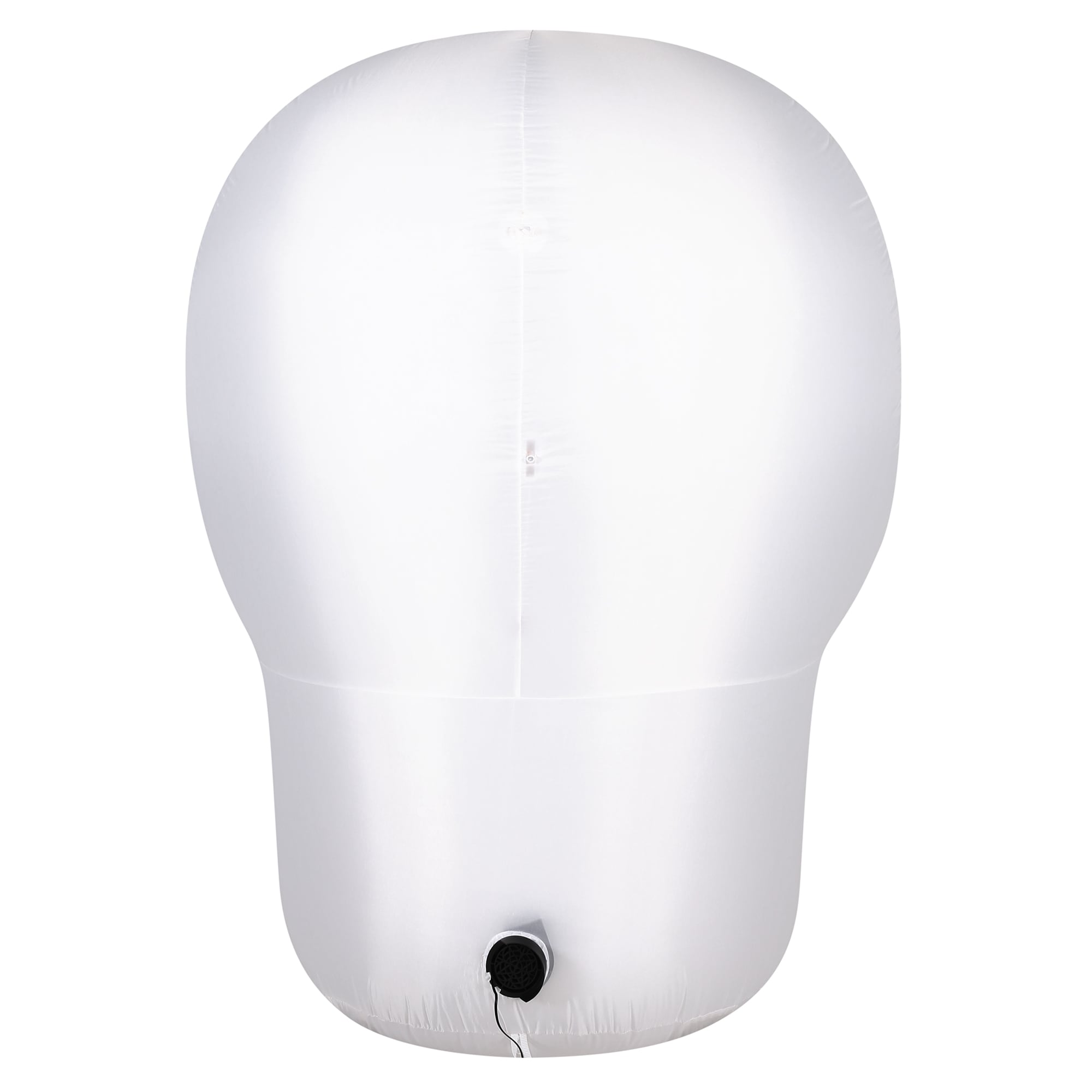 60-Inch Multicolor Inflatable Skull with Red LED Eyes
