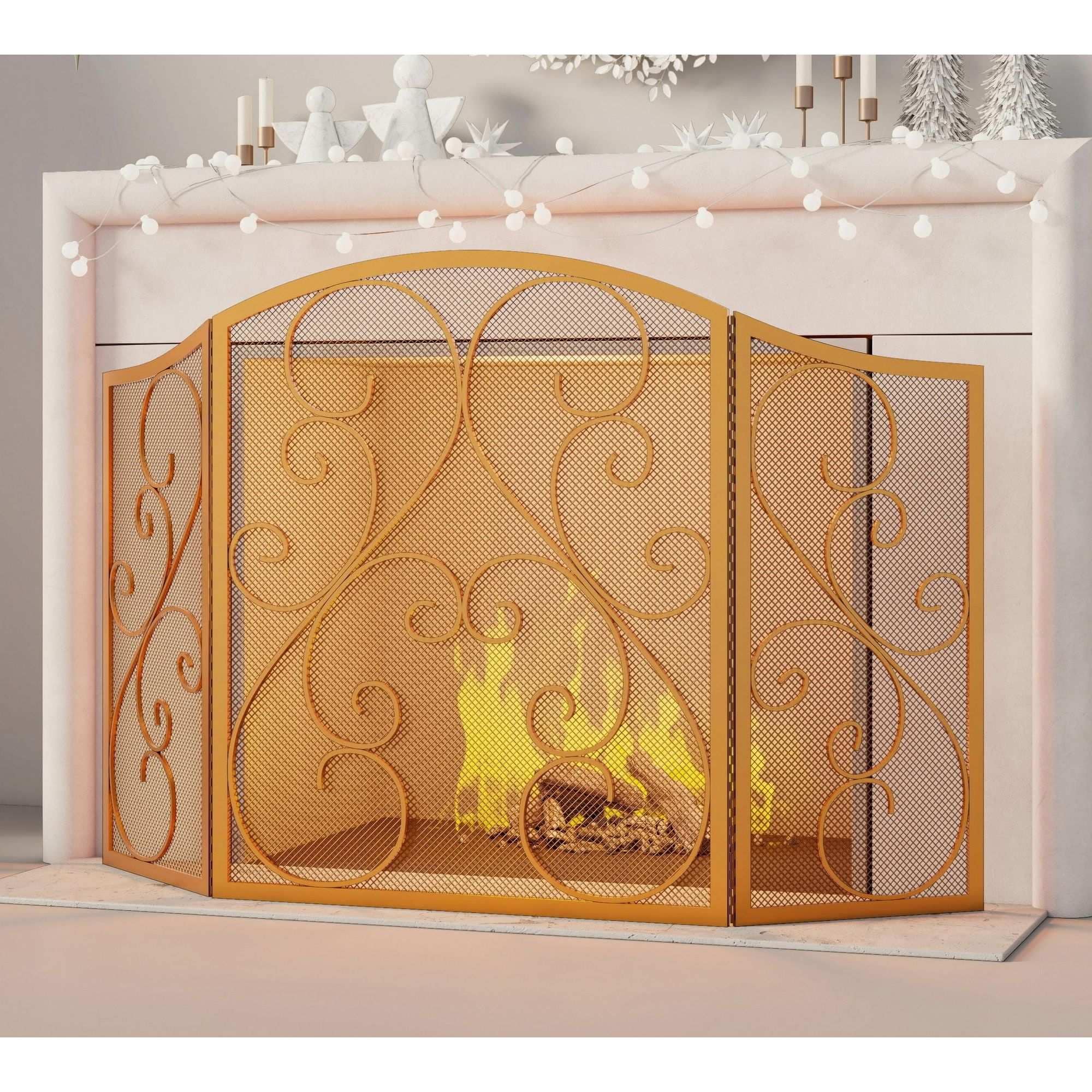 Wudkey ZXR2387 Fireplace-Screens - View #3