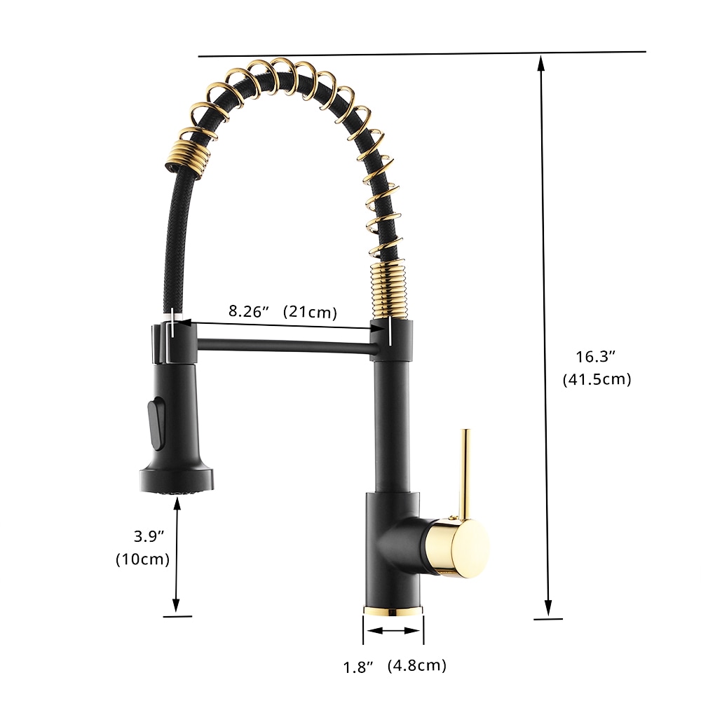 WELLFOR OB-L-9901 Kitchen-Faucets - View #3