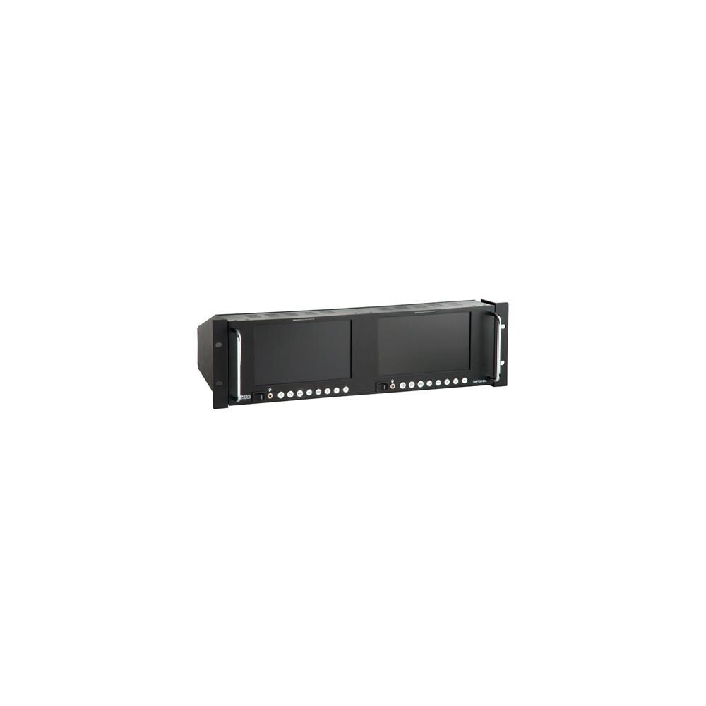  TCNCD355509 TV One TV1-LM702HDA HDTV Dual 7 in. Rackmount Color LCD Monitor with Audio