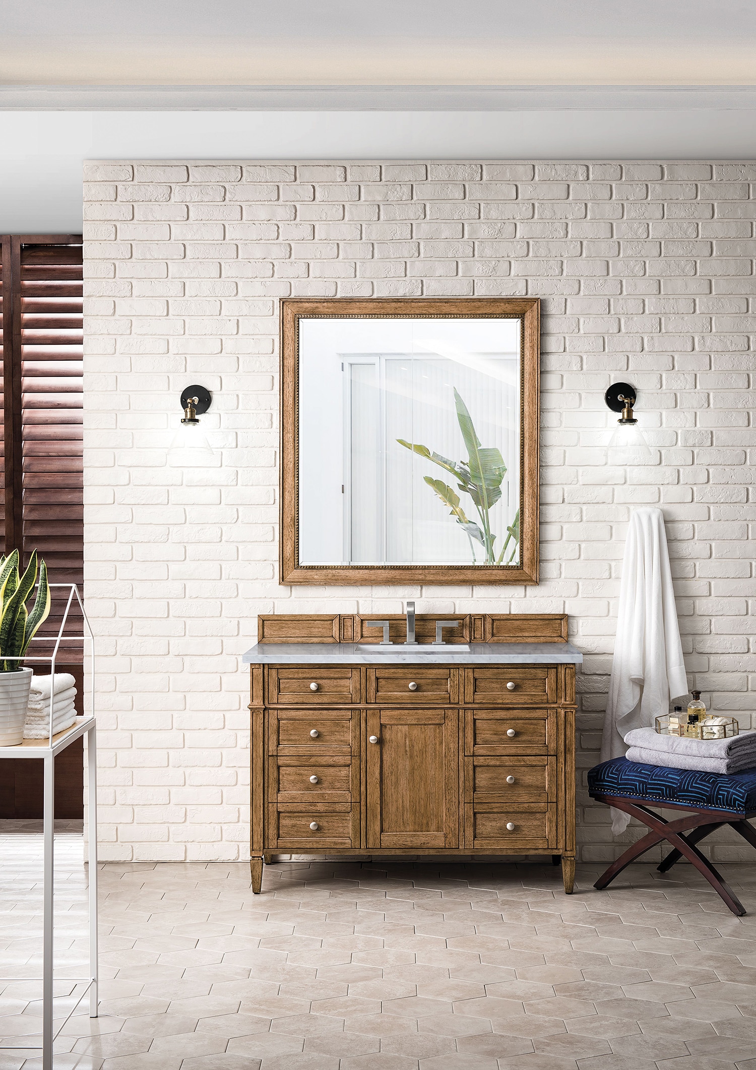 James Martin Vanities 650-V48-SBR-3EJP Bath-Vanity-Combo - View #2