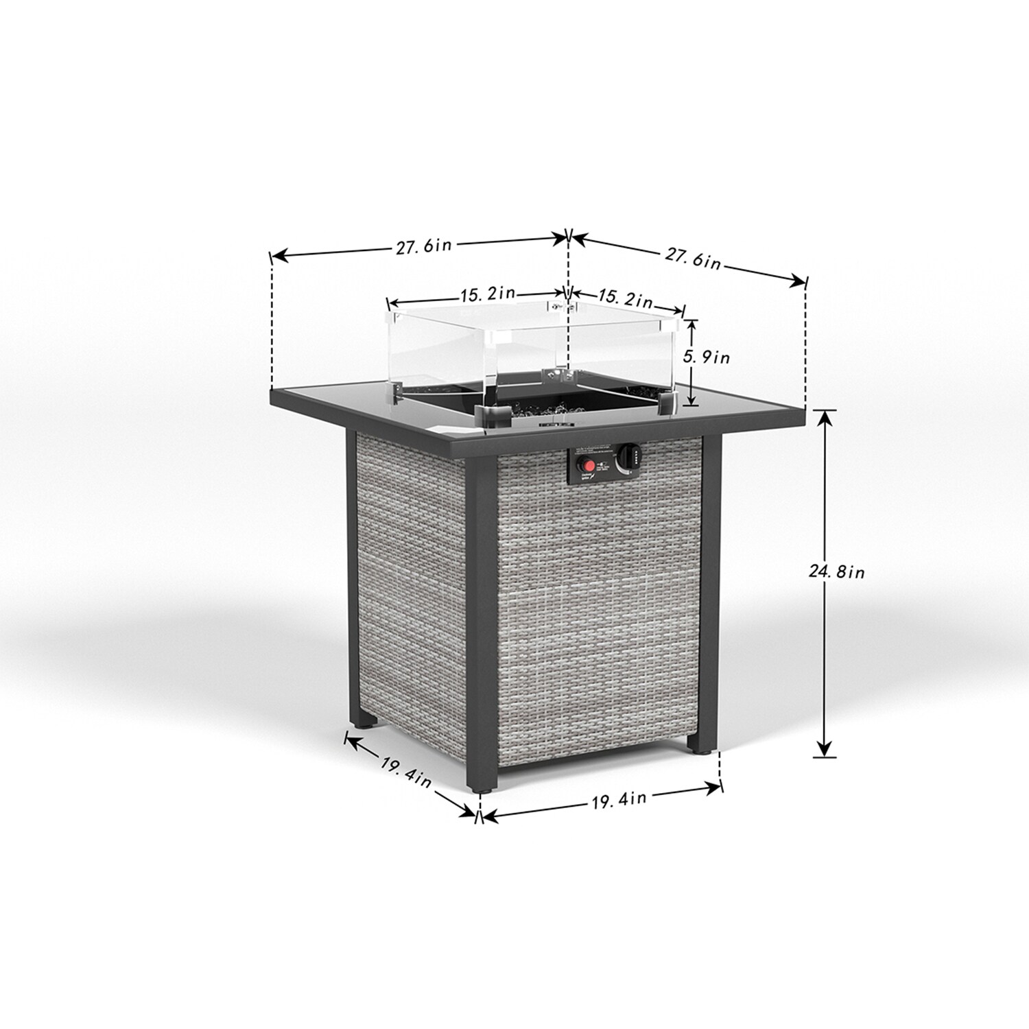 Mondawe MO-OP3610CF Outdoor-Gas-Firepits - View #7