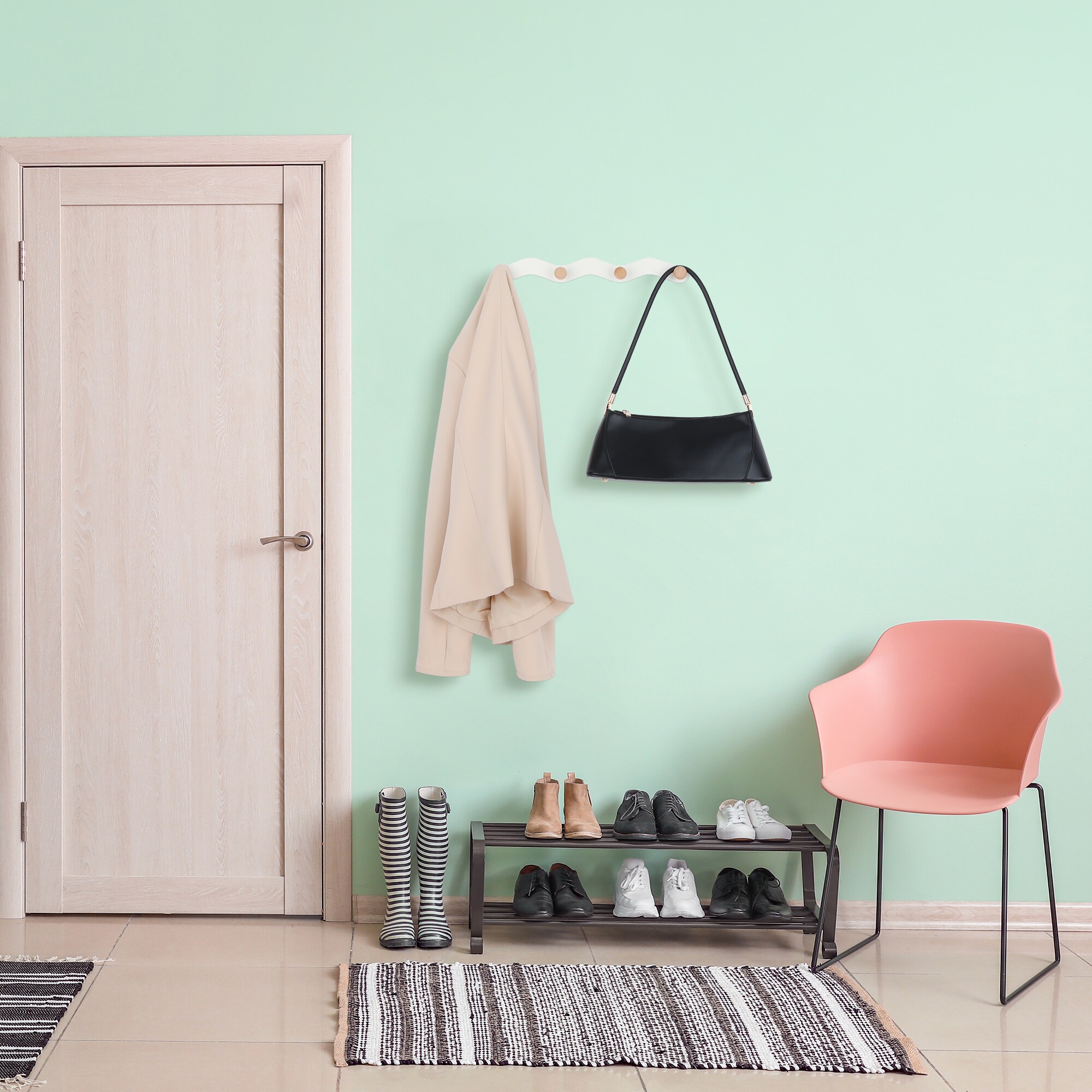 Unique Bargains S25122601UX0996 Decorative-Wall-Hooks - View #4