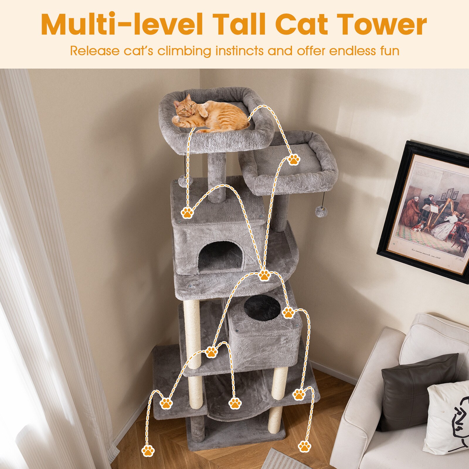 Slickblue D-CO-RG43401VP Cat-Trees - View #6