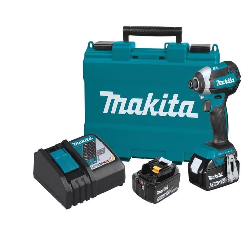 Makita 18V LXT 1/4 in. Cordless Brushless Impact Driver Kit (Battery and Charger) #XDT13T
