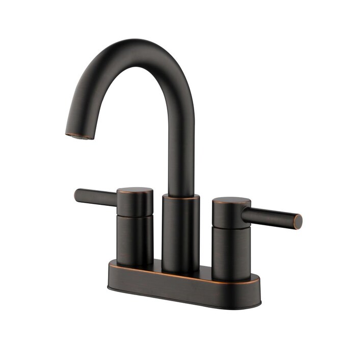 Jacuzzi Duncan Oil Rubbed Bronze 2 Handle 4 In Centerset Watersense Bathroom Sink Faucet With Drain And Deck Plate The Faucets Department At Com - Jacuzzi Bathroom Faucets Parts