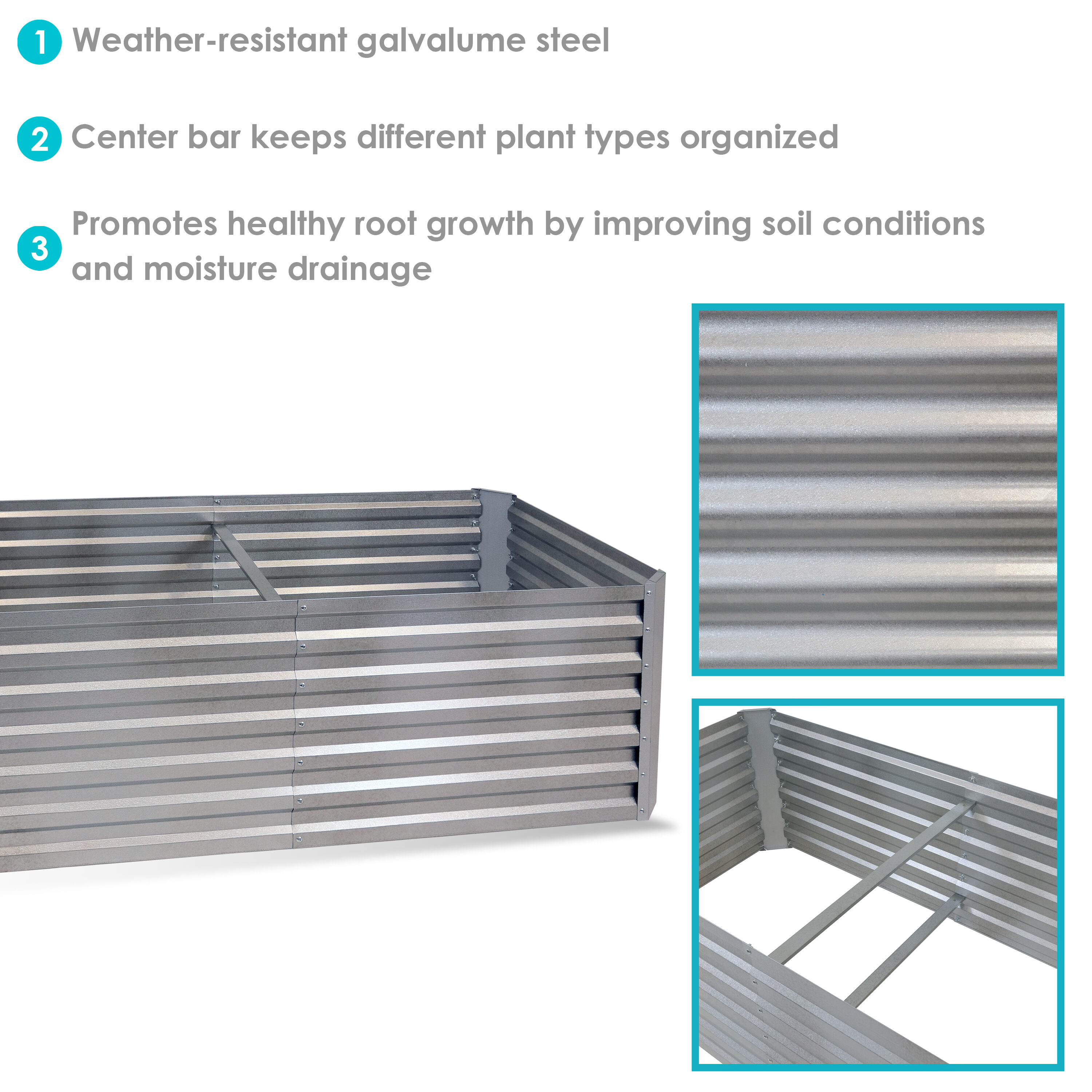Sunnydaze Decor HST-760 Raised-Garden-Beds - View #4