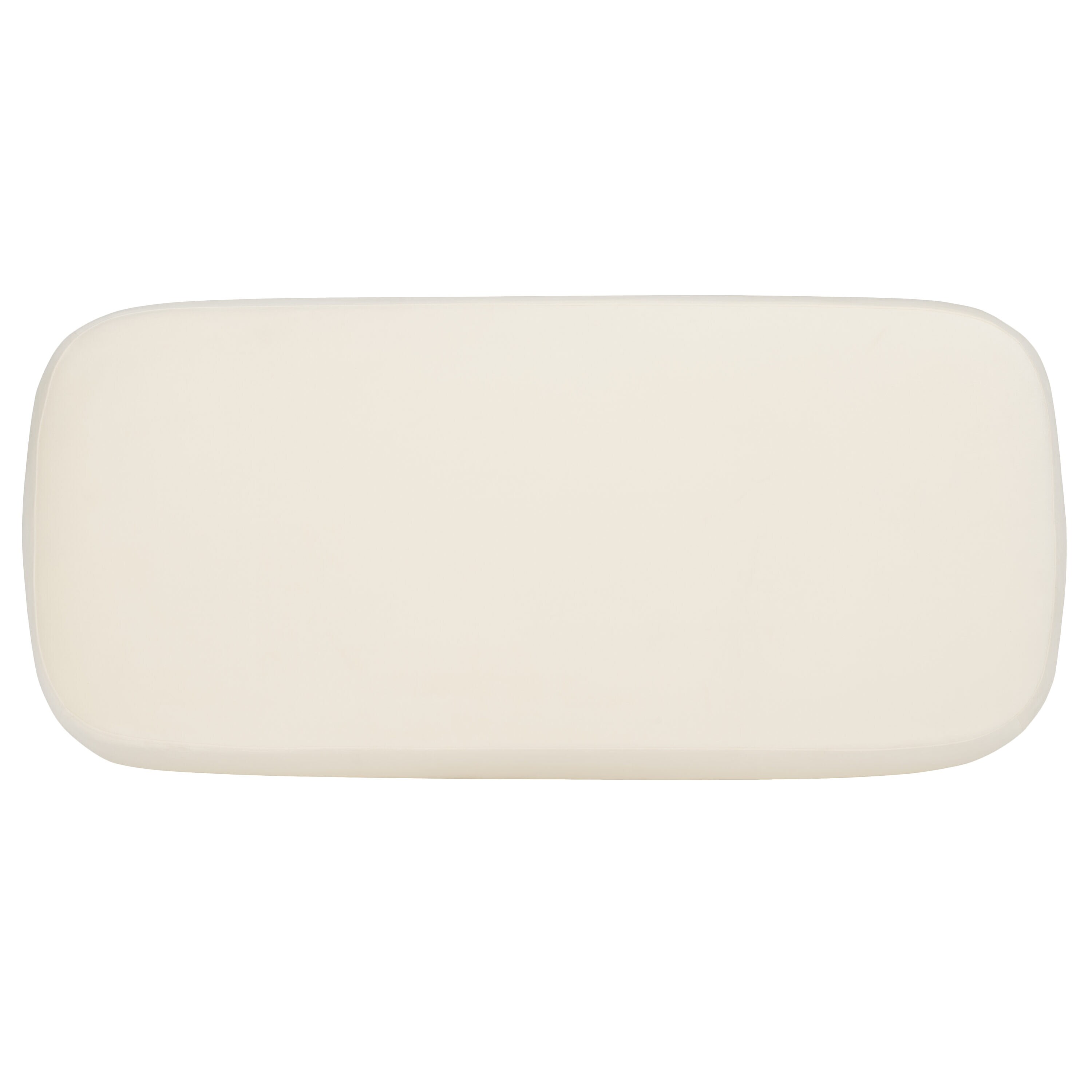 Whitley Cream Velvet Rectangular Ottoman 50"