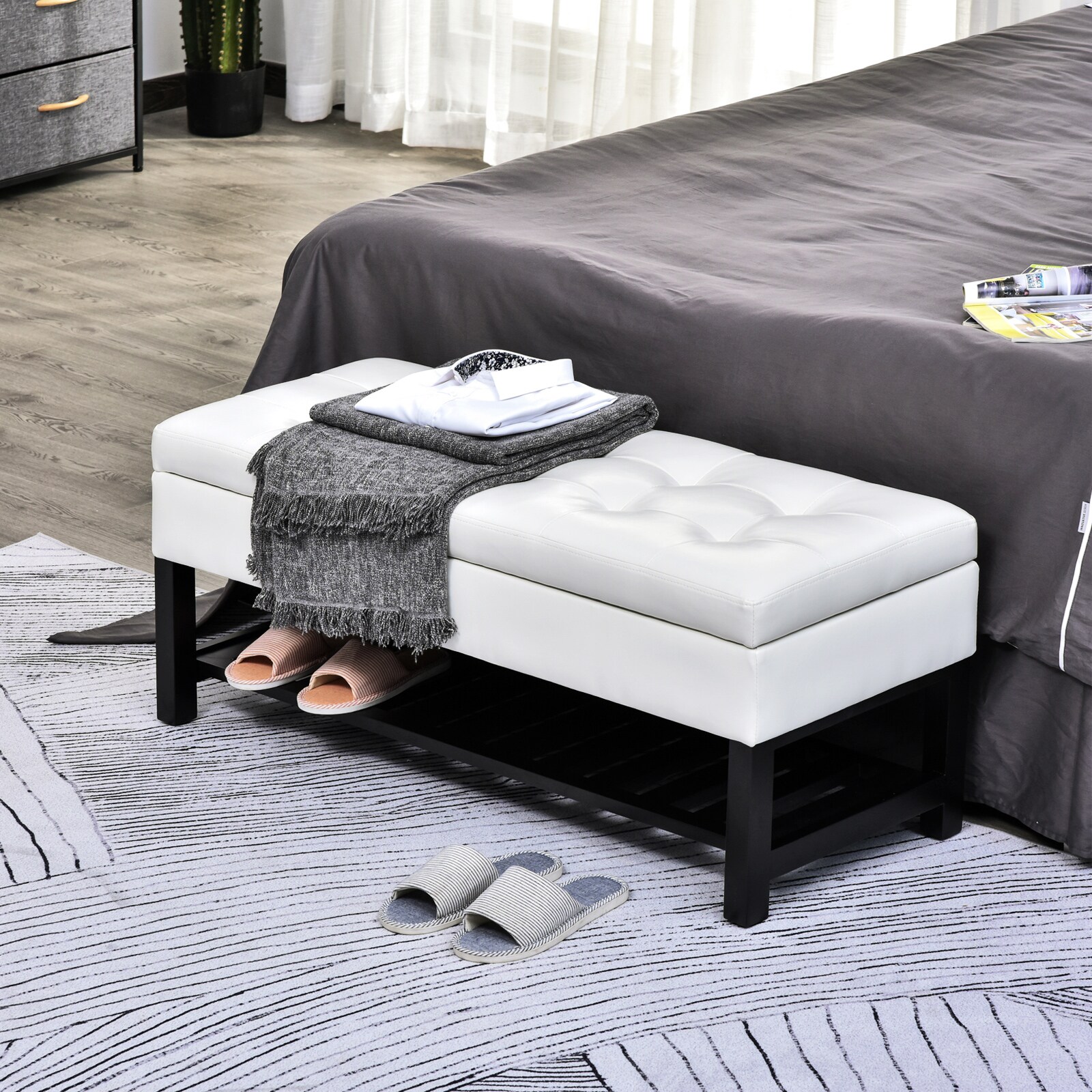 HomCom 833-148WT bench - View #8