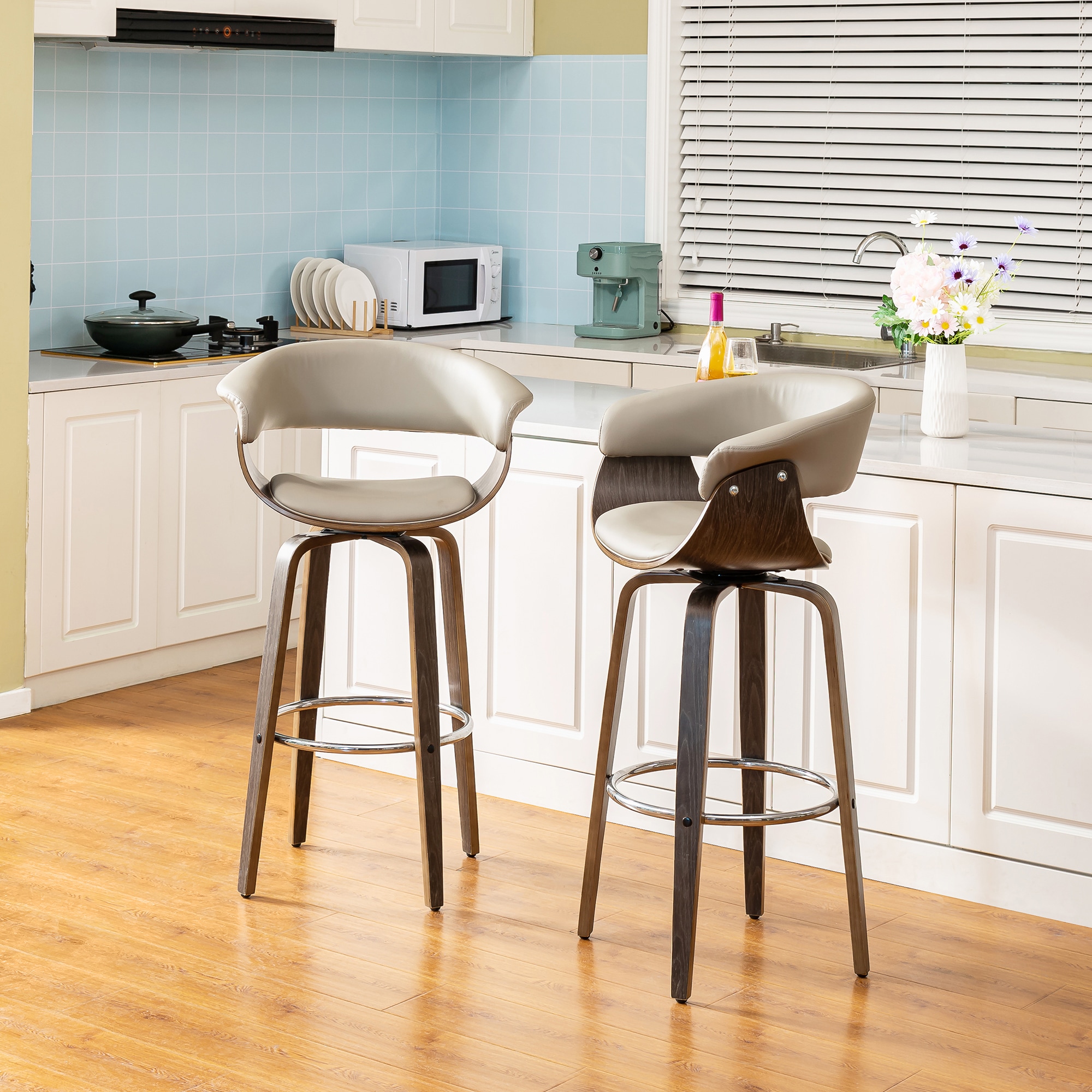 Bar stool foot rail best sale protectors lowe's