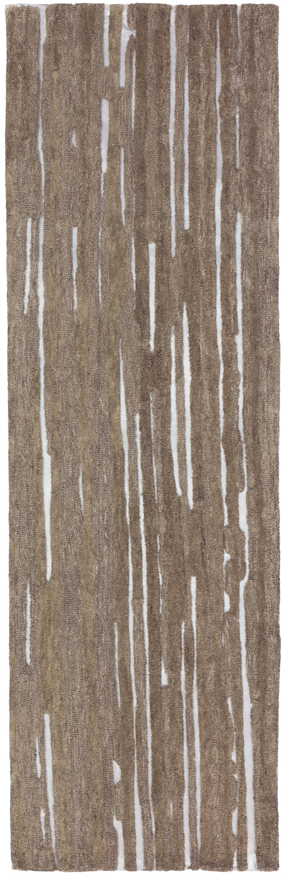 Addison Rugs ADZ32LA2X8 Dazzle 2 x 8 (ft) Tufted Wool Latte Rectangular Indoor Solid Bohemian/Eclectic Runner rug