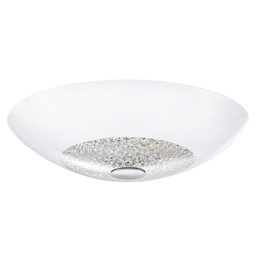 EGLO 92712A Ellera 1-Light Chrome Semi mount light