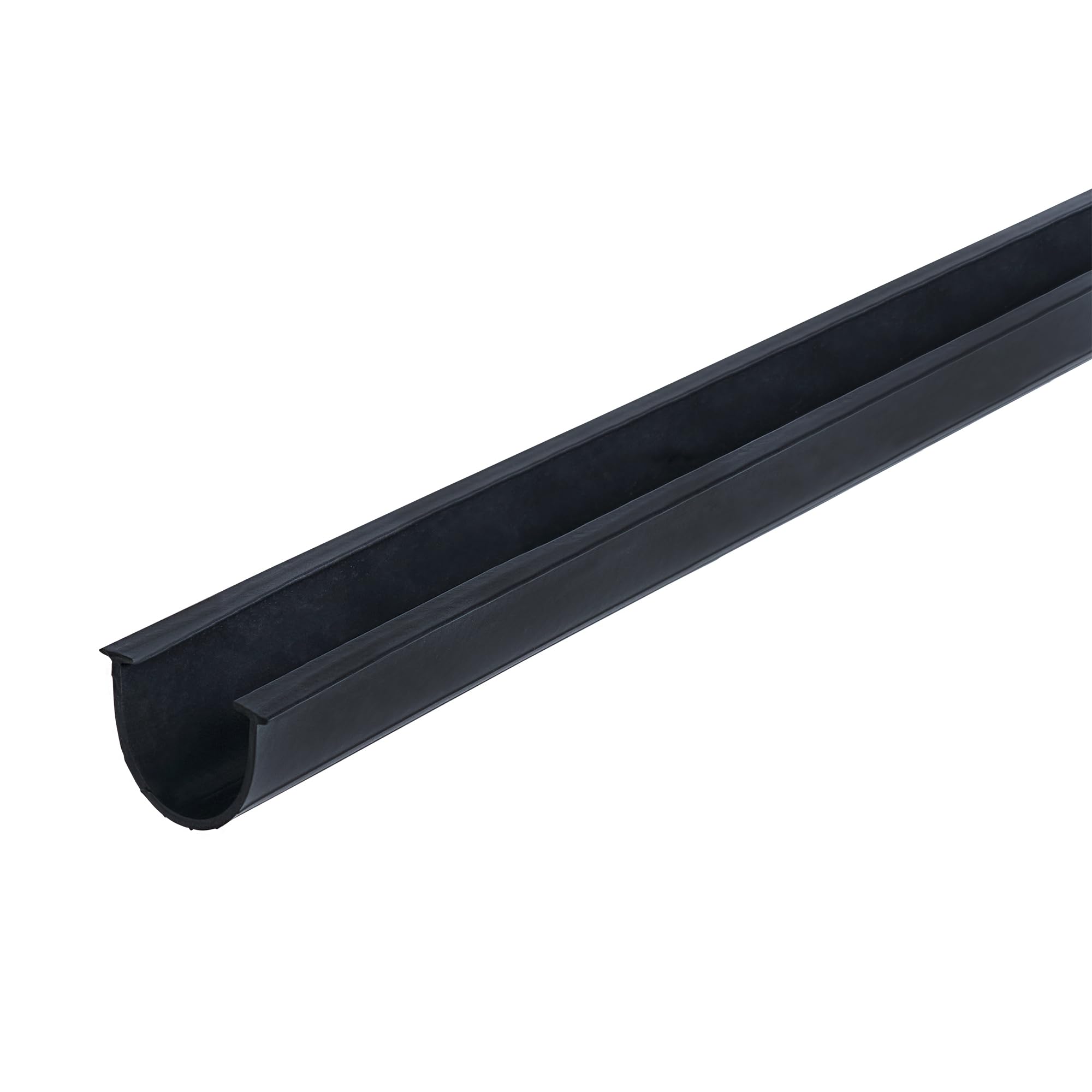 MFM Building Products M-D Building Products 9 ft Black Vinyl Garage Door Bottom Seal for Draft Protection
