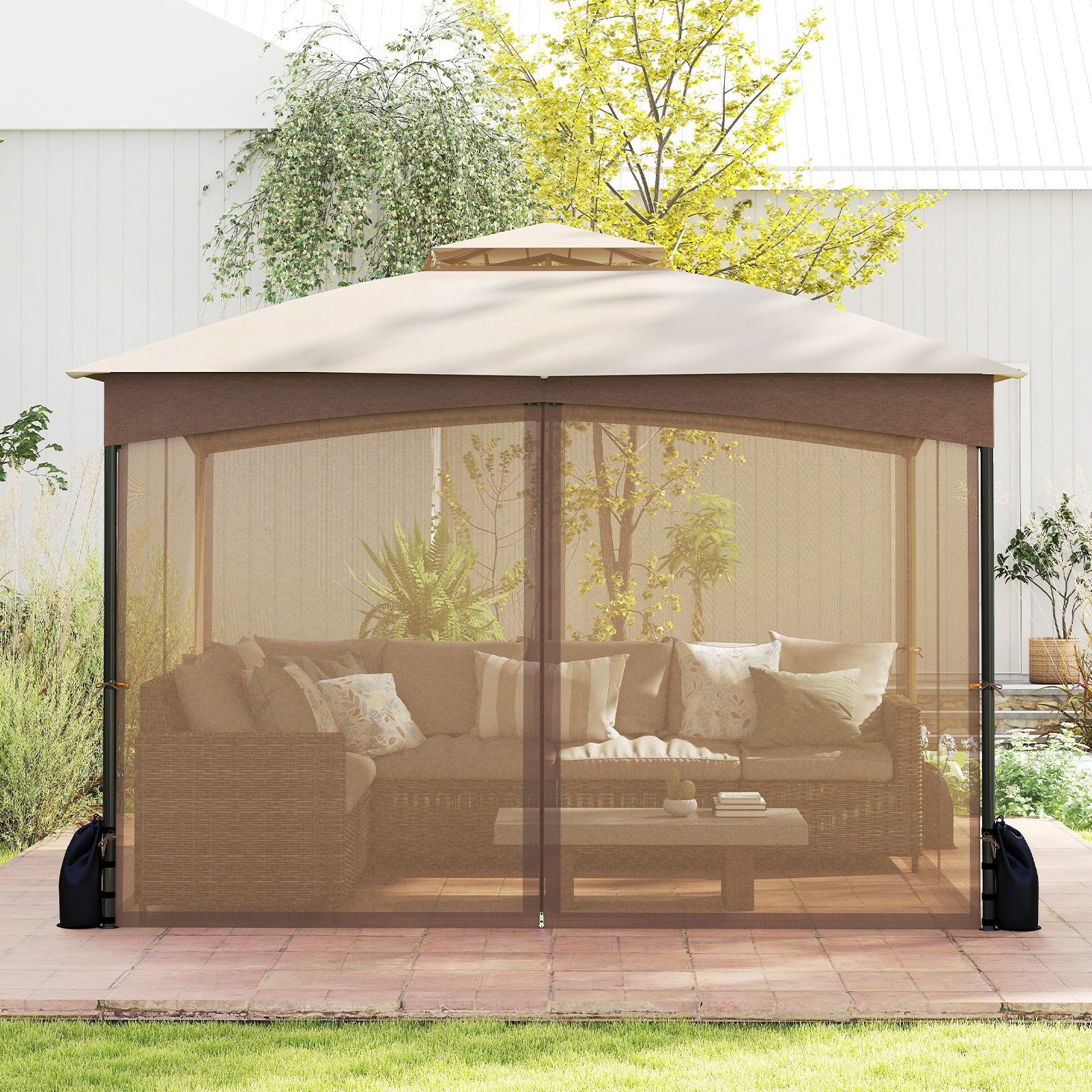 Forclover HYFE-12544SA Wood-Resin-Gazebos - View #4