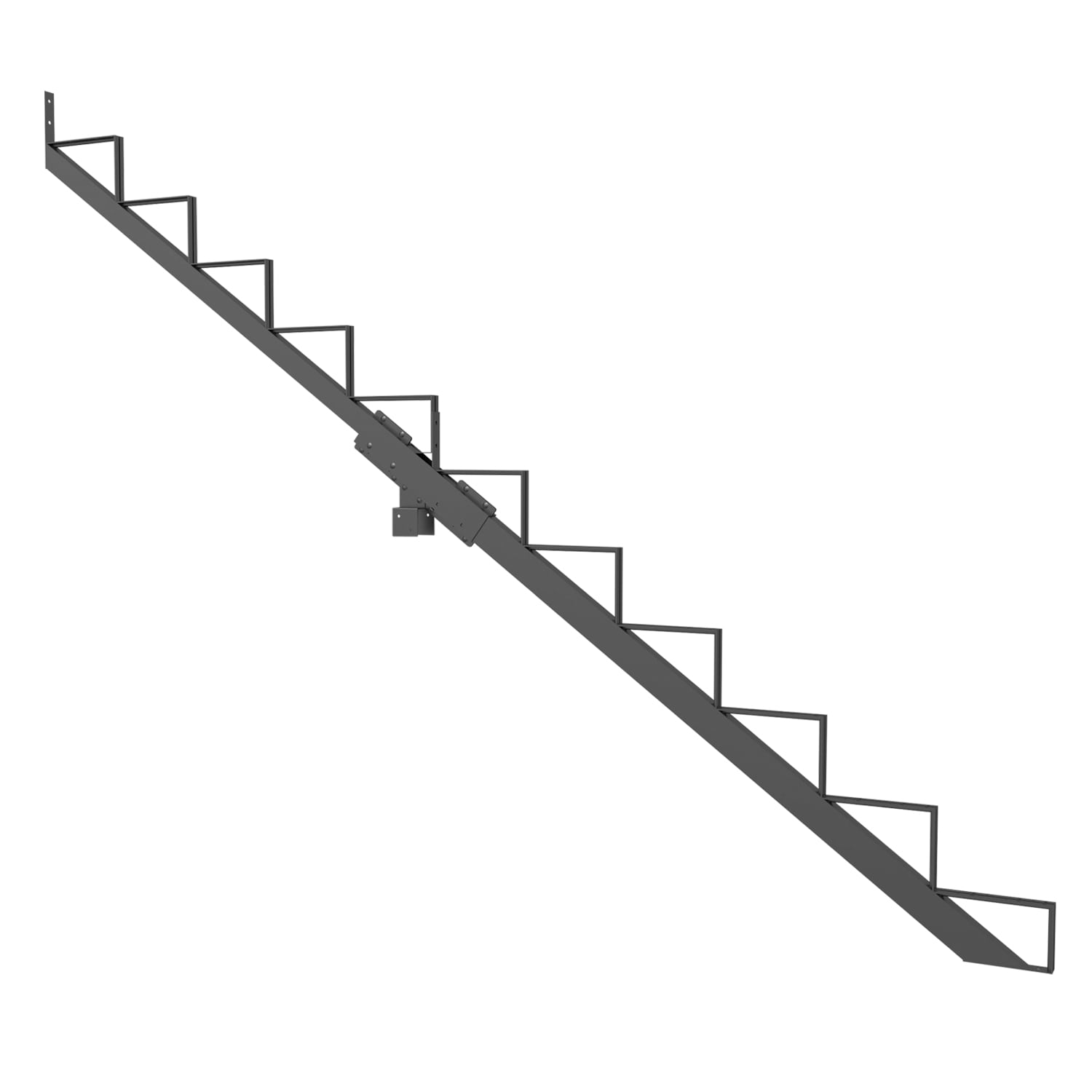 Pylex 13911 11 -Steps Steel Outdoor Stair Stringer