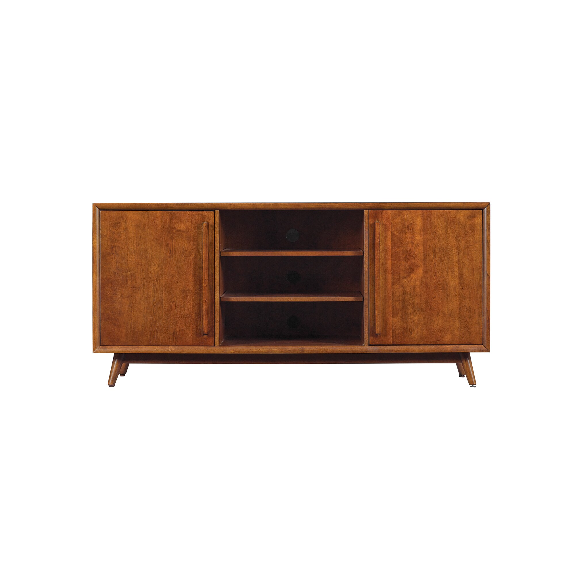 Bell'O TC54-6166-M333 Leawood Contemporary Mahogany Cherry TV Cabinet (Accommodates 51-in to 60-in)