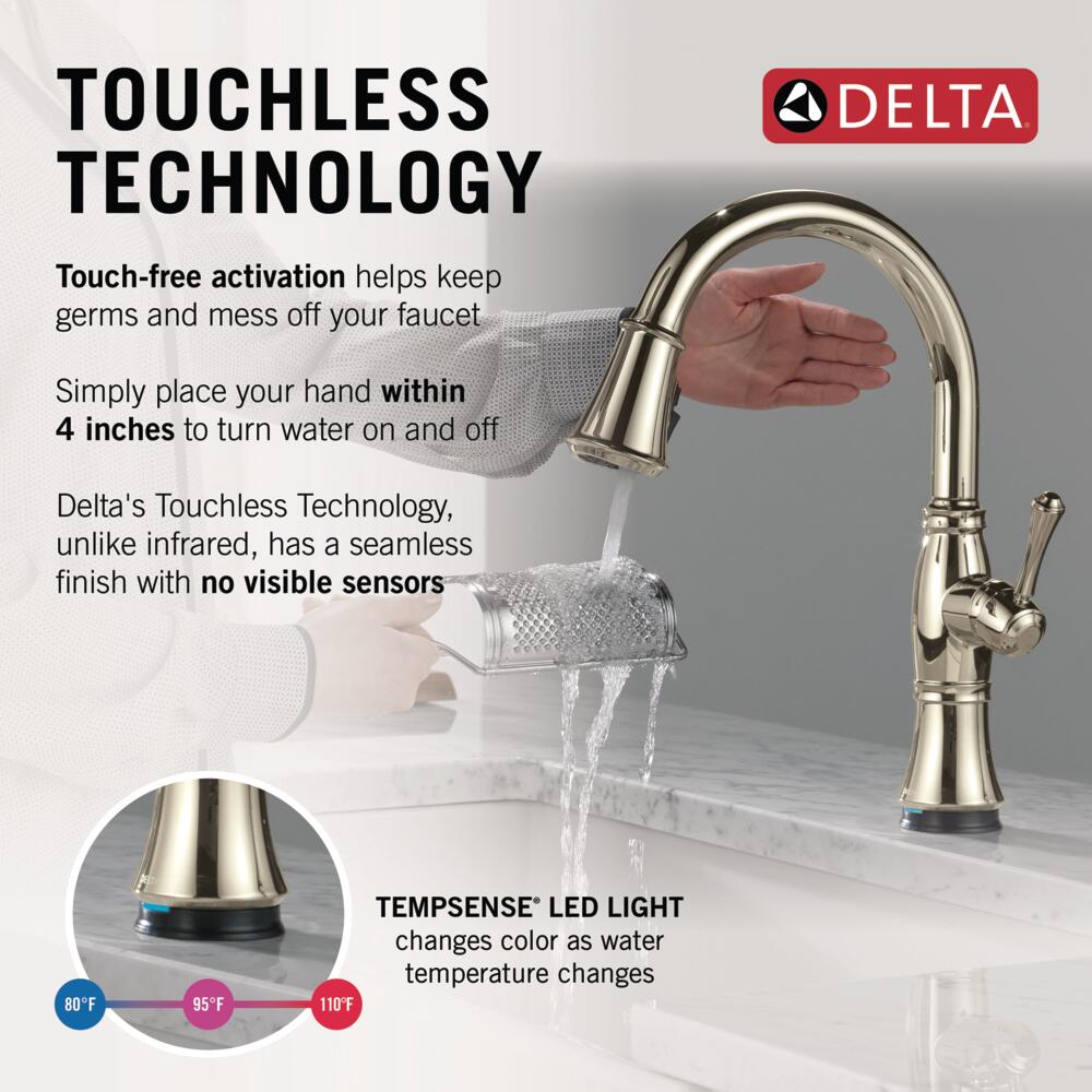 Delta 9197TL-PN-PR-DST Kitchen-Faucets - View #2