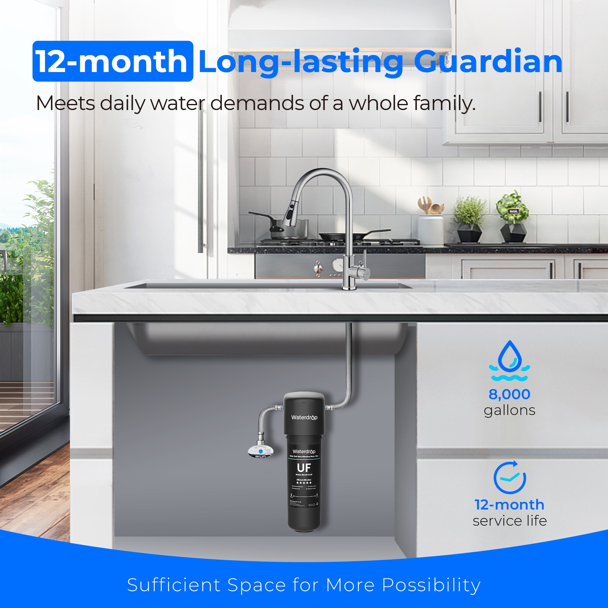 Waterdrop BL-WD-10UA-UFST Under-Sink-Filtration-Systems - View #7