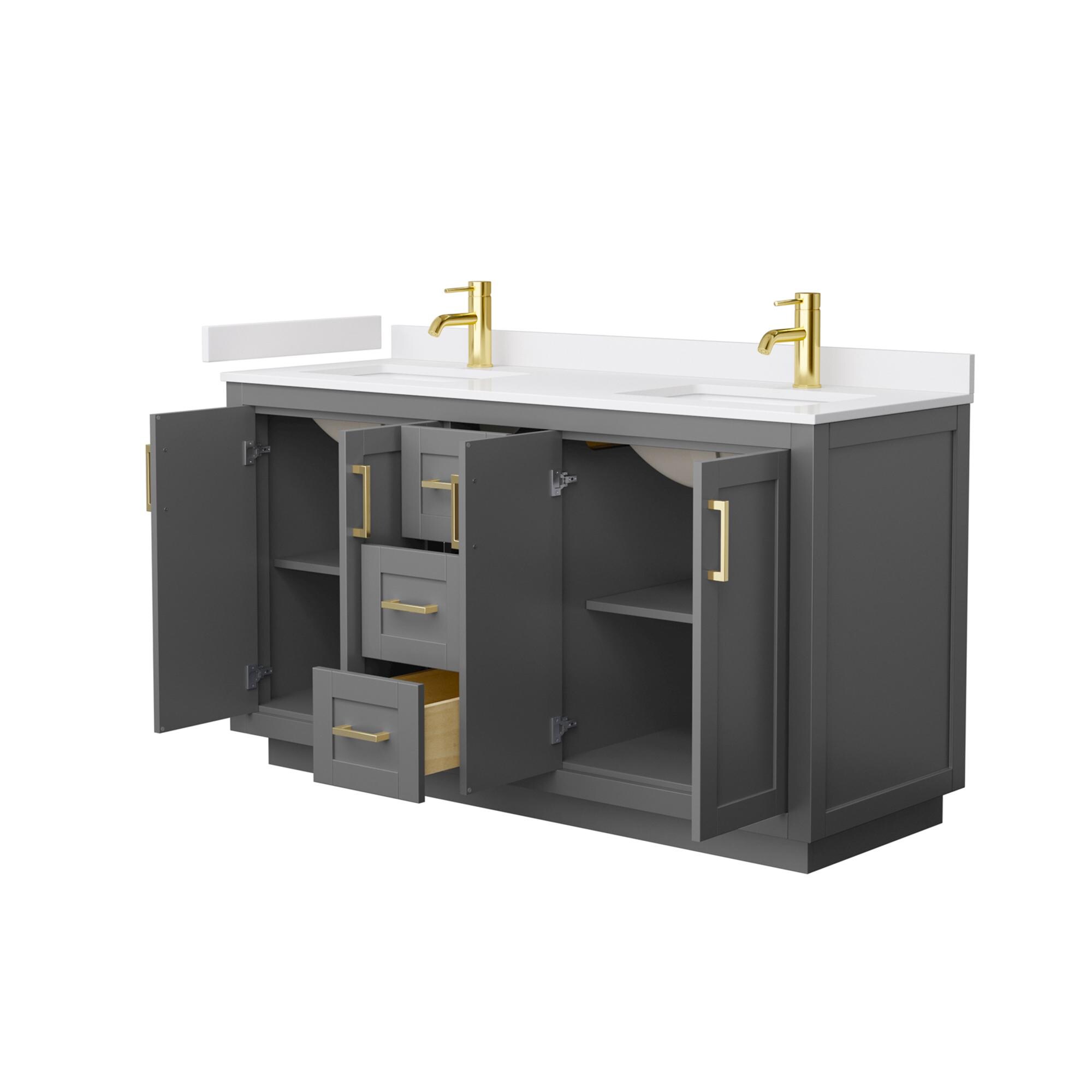 Wyndham Collection WCF292960DGGWCUNSMXX Bath-Vanity-Combo - View #3