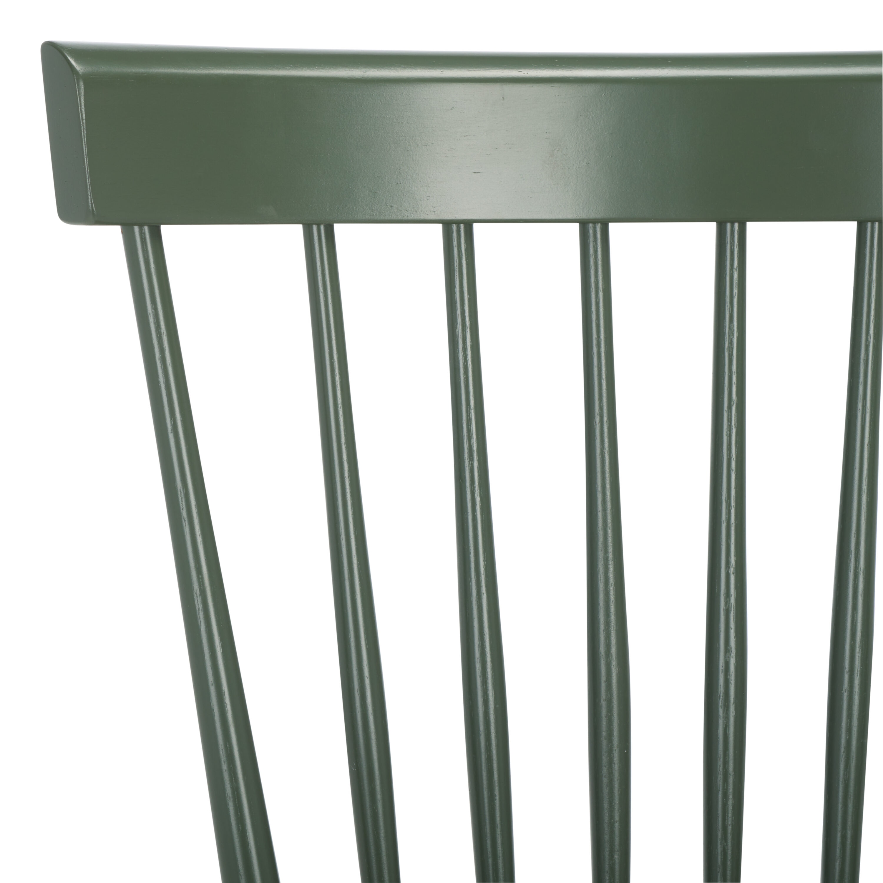 Dusty Green Solid Wood Windsor Side Chair Set of 2