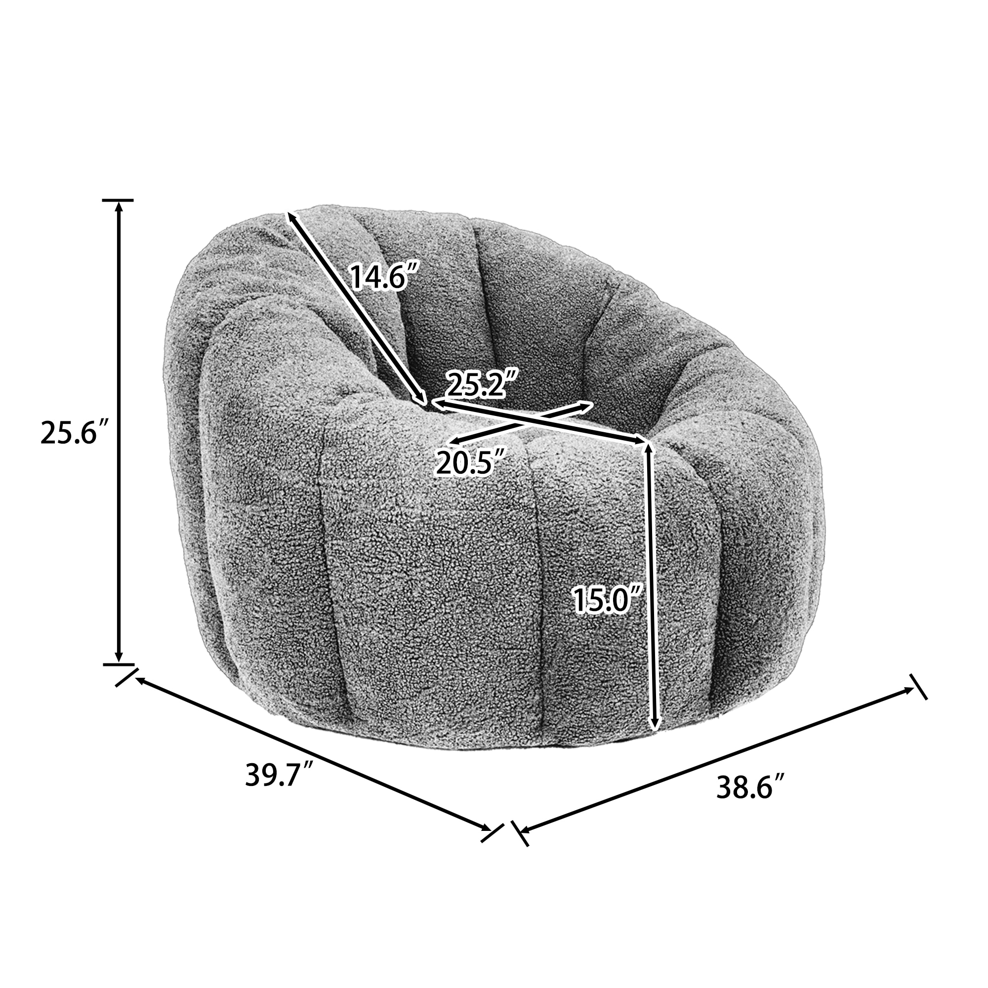 Blisstyle BB135 Bean-Bag-Chairs - View #4