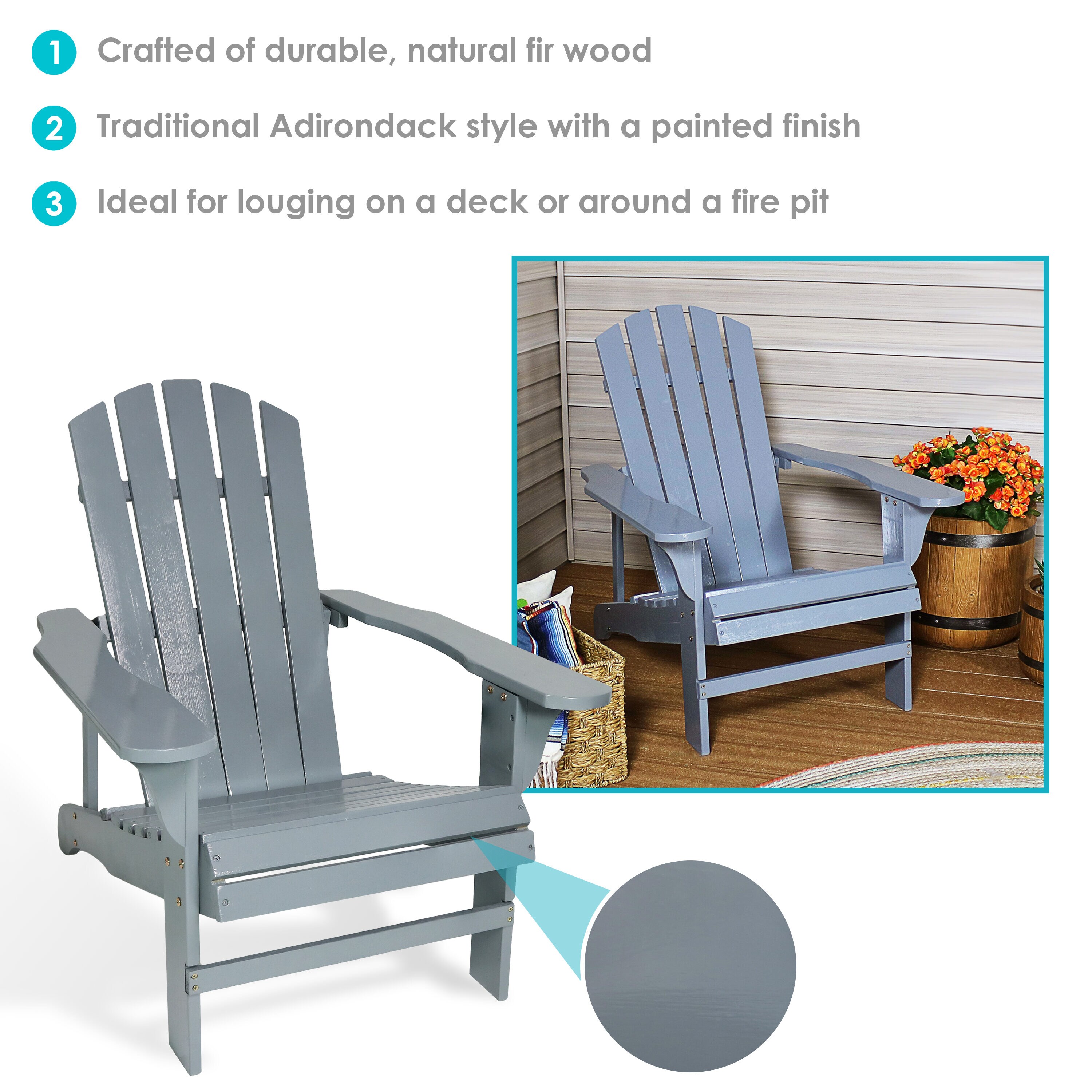 Sunnydaze Decor IEO-861-2PK Patio-Chairs - View #6