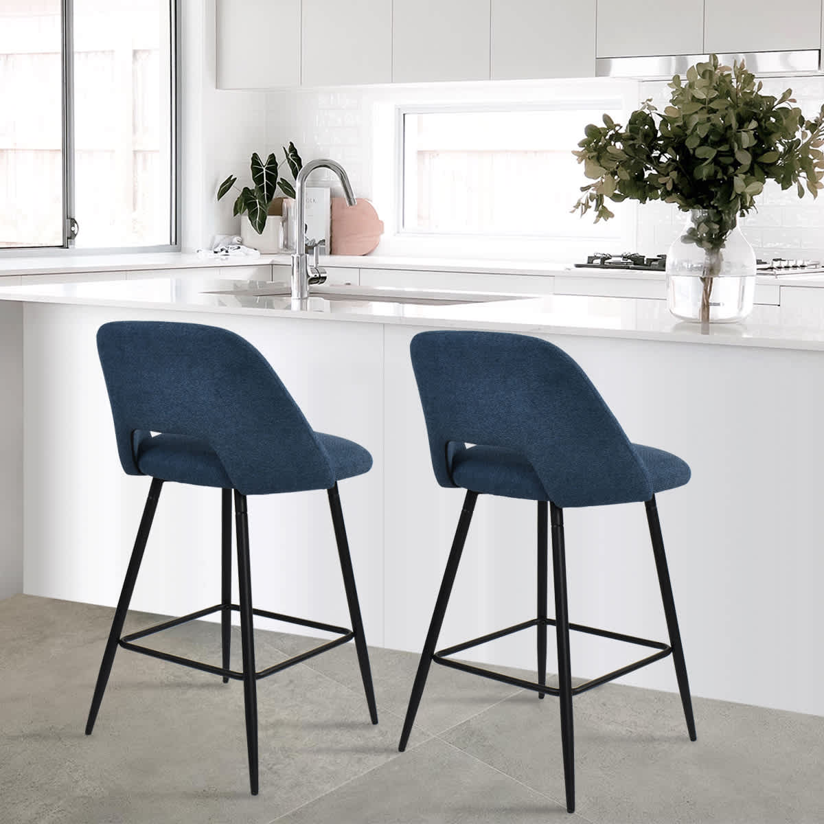 Maison Boucle EDWIN-MIDBAR-BE stools - View #2