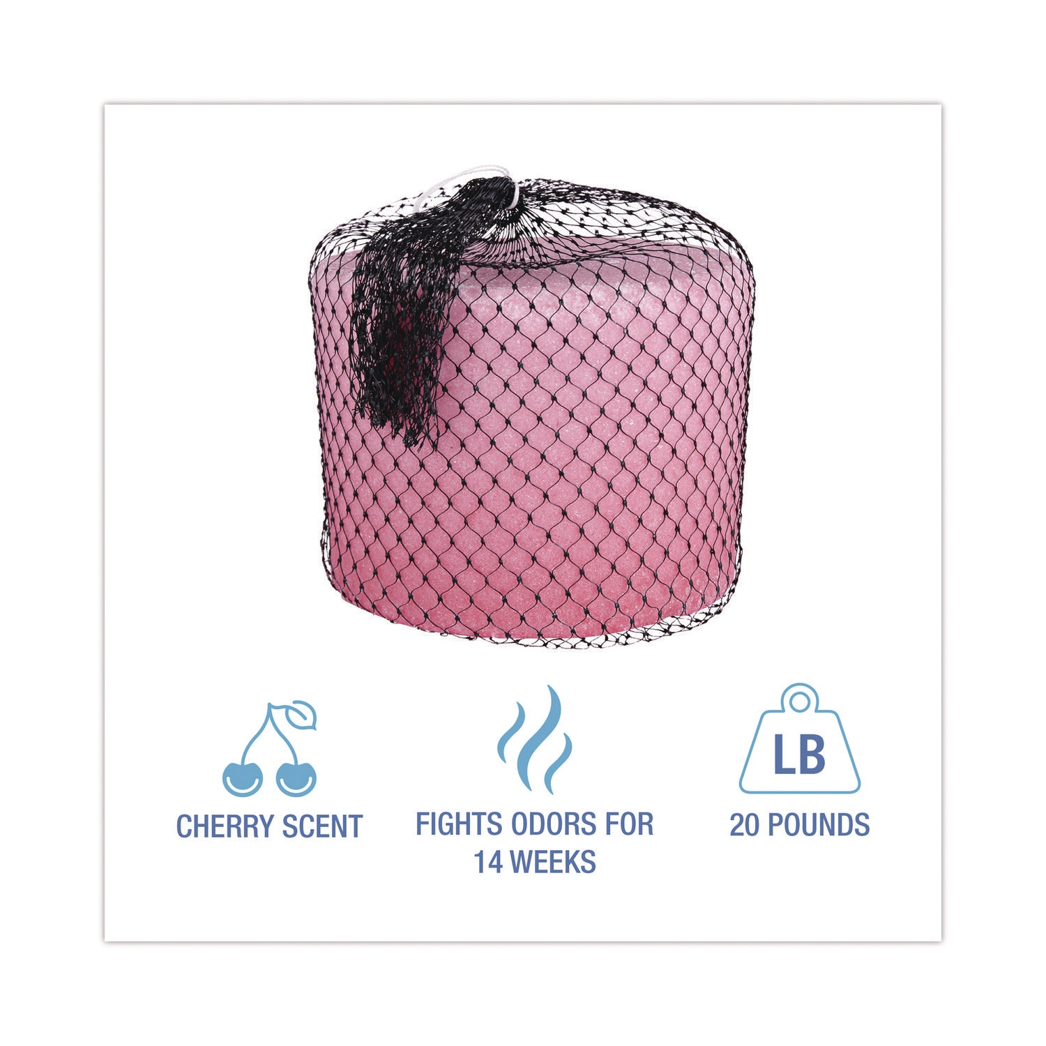 Boardwalk ESNBWKG20 14 Week Super Block Deodorizer 20 lb Pink Cherry