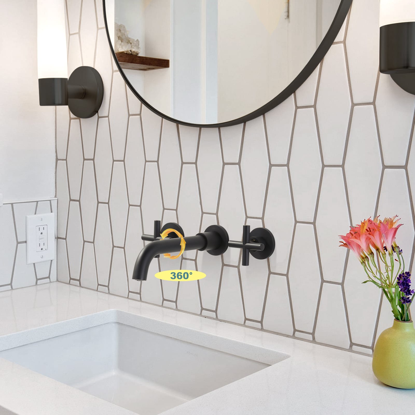 WOWOW 131400B-LW Lavatory-Faucets - View #2