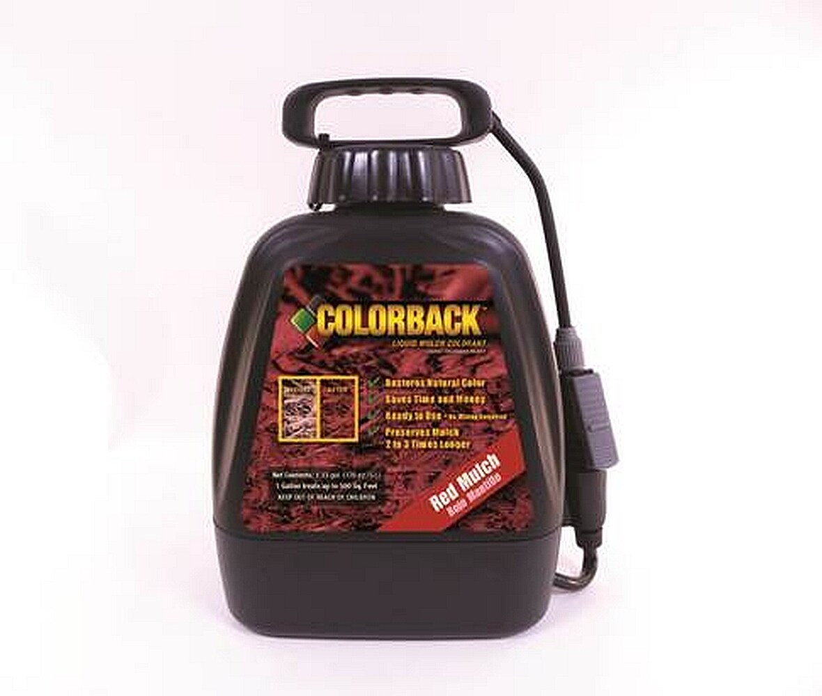 COLORBACK 1/2 Gallon Black Mulch Color Solution - Restores Natural