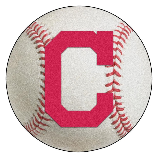 Fanmats Cleveland Indians Mlb Baseball Mat 2 Ft X Photorealistic Round Indoor Decorative Sports Door In The Mats Department At Com - Cleveland Indians Home Decor