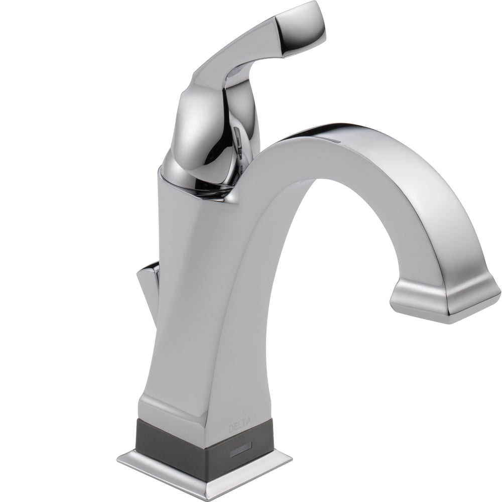 Modern Chrome Single Hole Touchless Bathroom Faucet