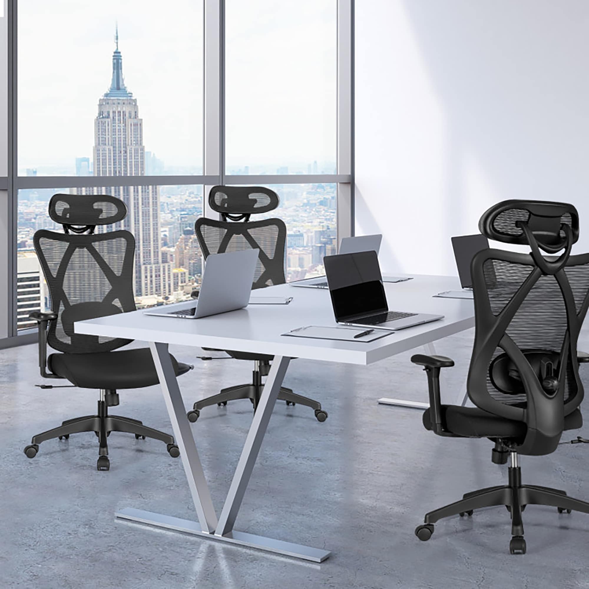 Sumyeg WF-HW66185WH-LA Office-Chairs - View #5