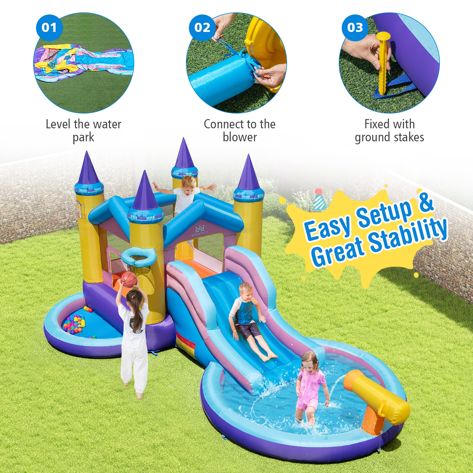 Costway CSHY006947 Bounce-Houses - View #8