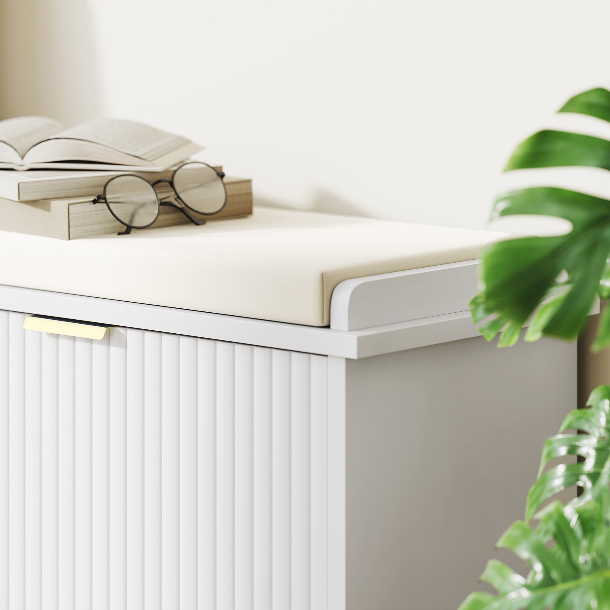 HomCom 837-559V82WT bench - View #4