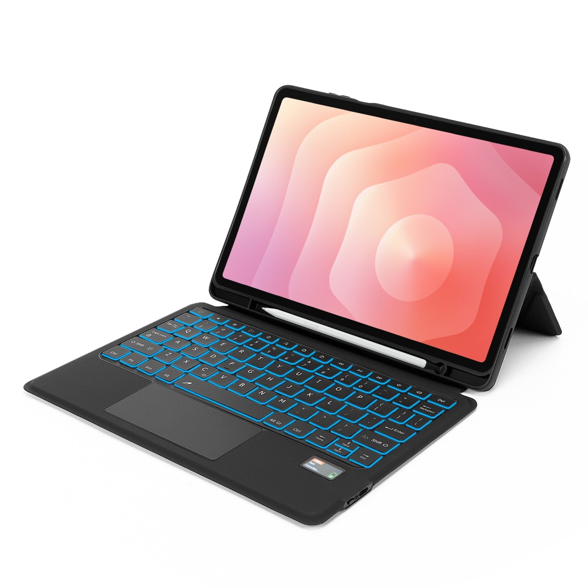 SAHARA  - Samsung Galaxy Tab S11 Ultra Keyboard Case - Slim Backlit with Trackpad - ProTouch Navigate Series