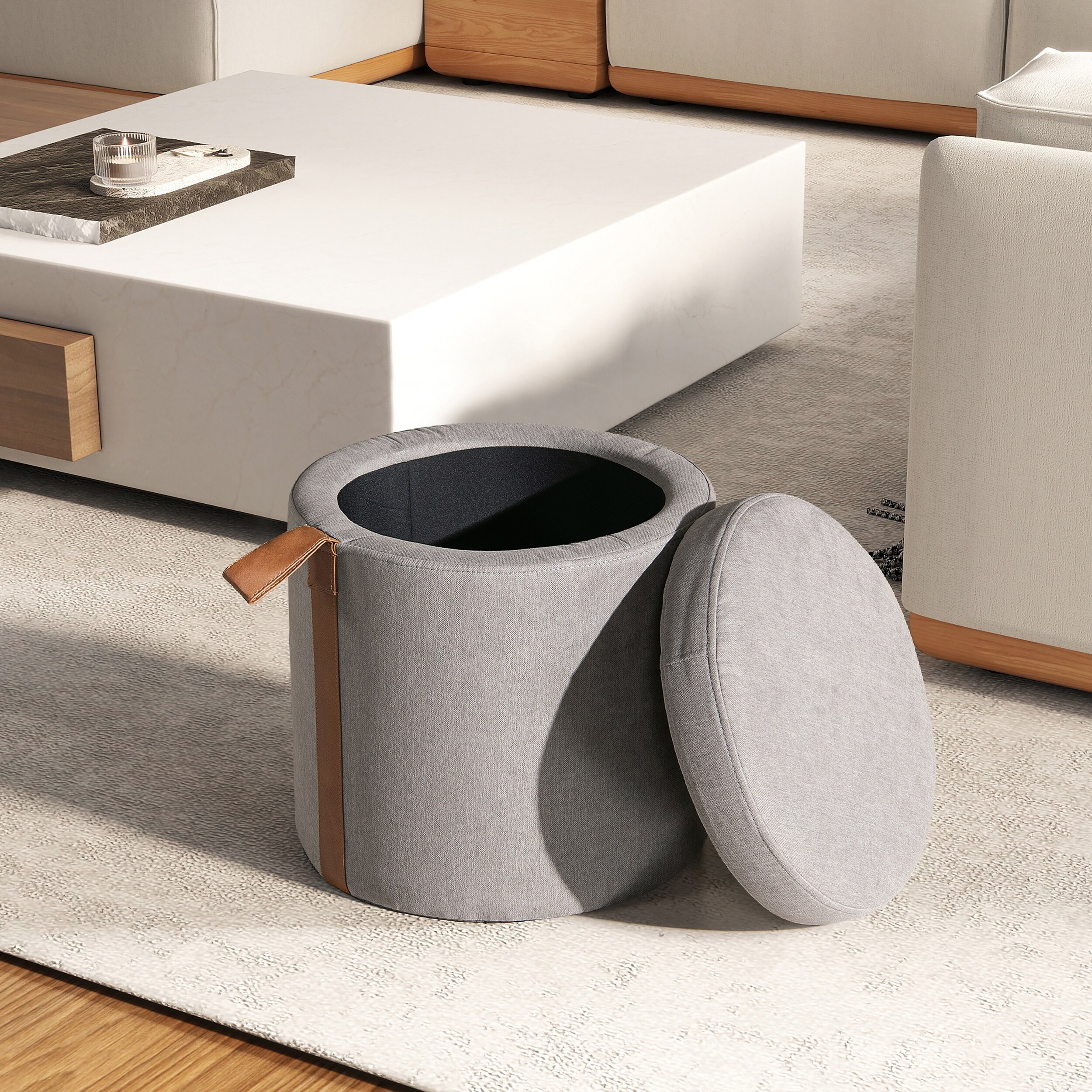 Jennifer Taylor Home LD015U023-84670 Indoor-Ottomans - View #3