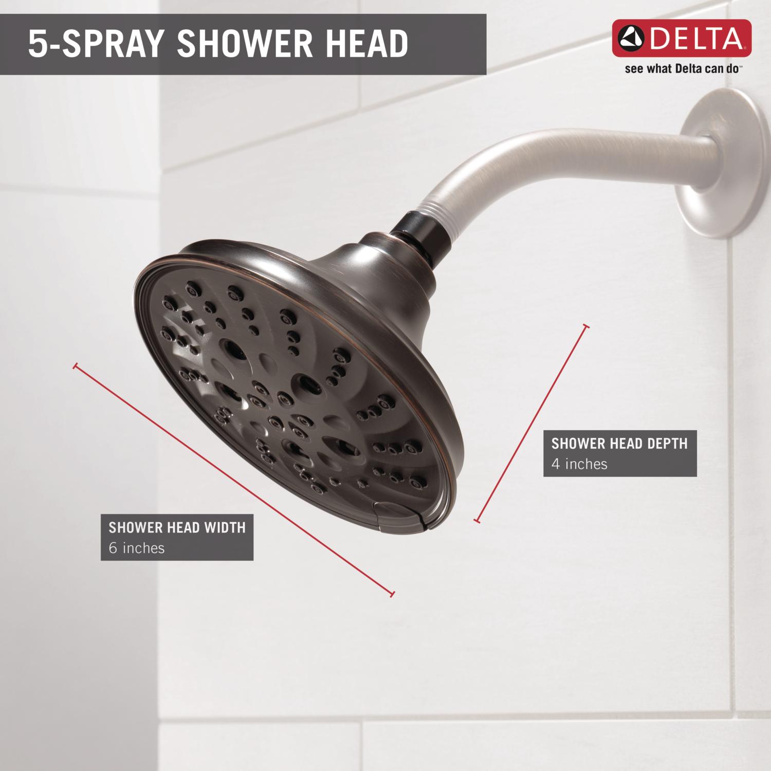 Delta 52669-RB Fixed-Showerhead - View #3