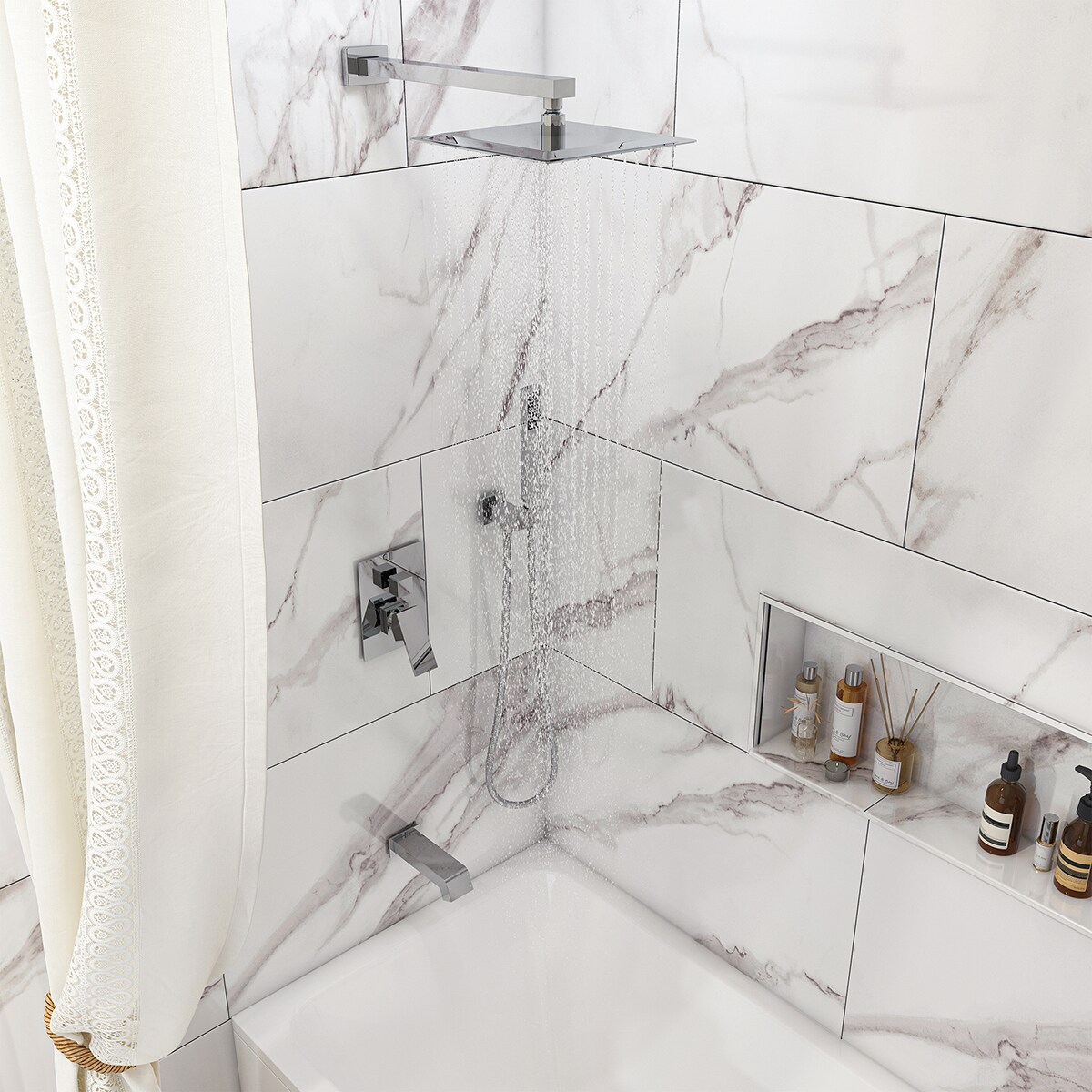 Mondawe AM-S008AC-10CH Showerhead-Bar-Panels - View #6