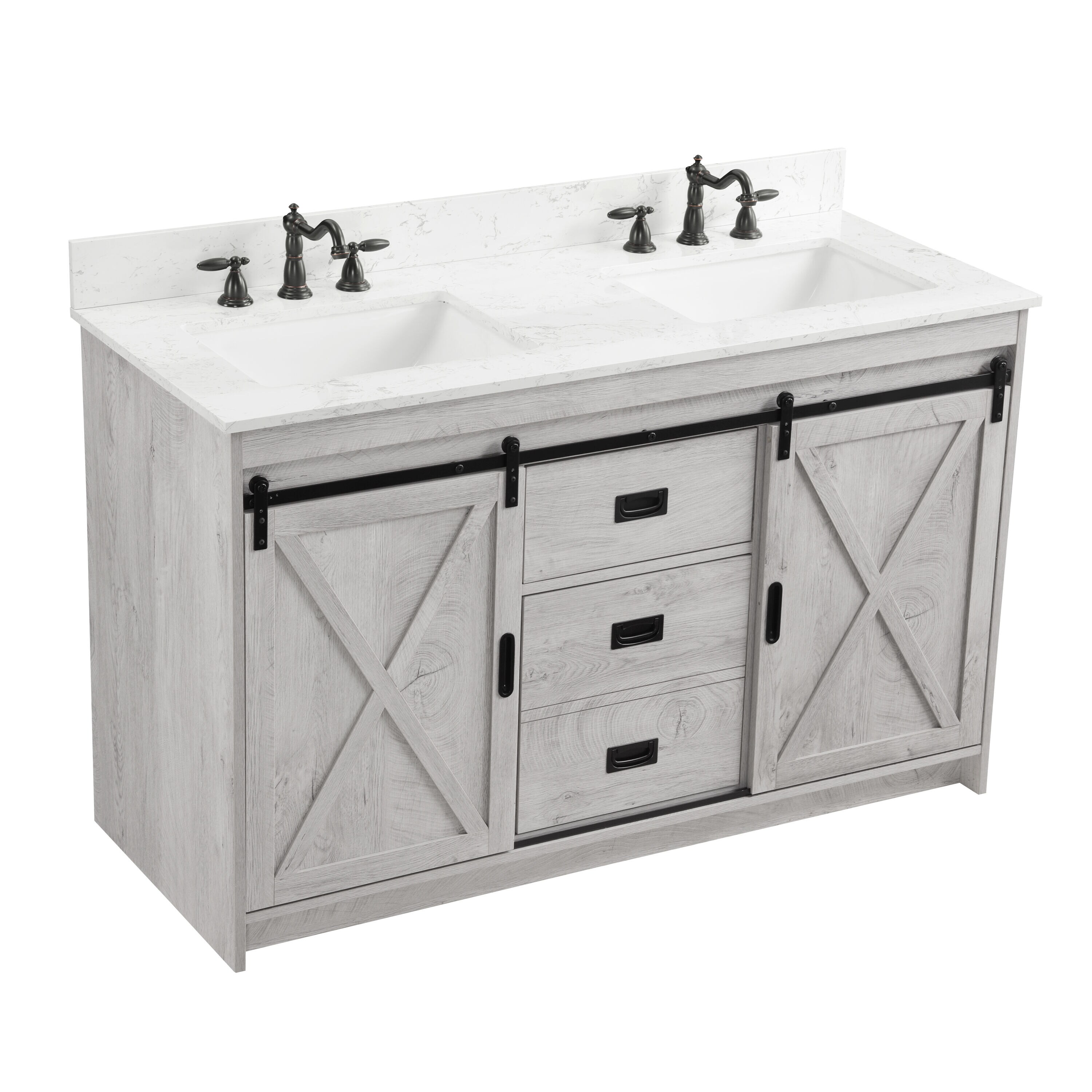 Sudio Design RAFTER-54WW-D Bath-Vanity-Combo - View #16