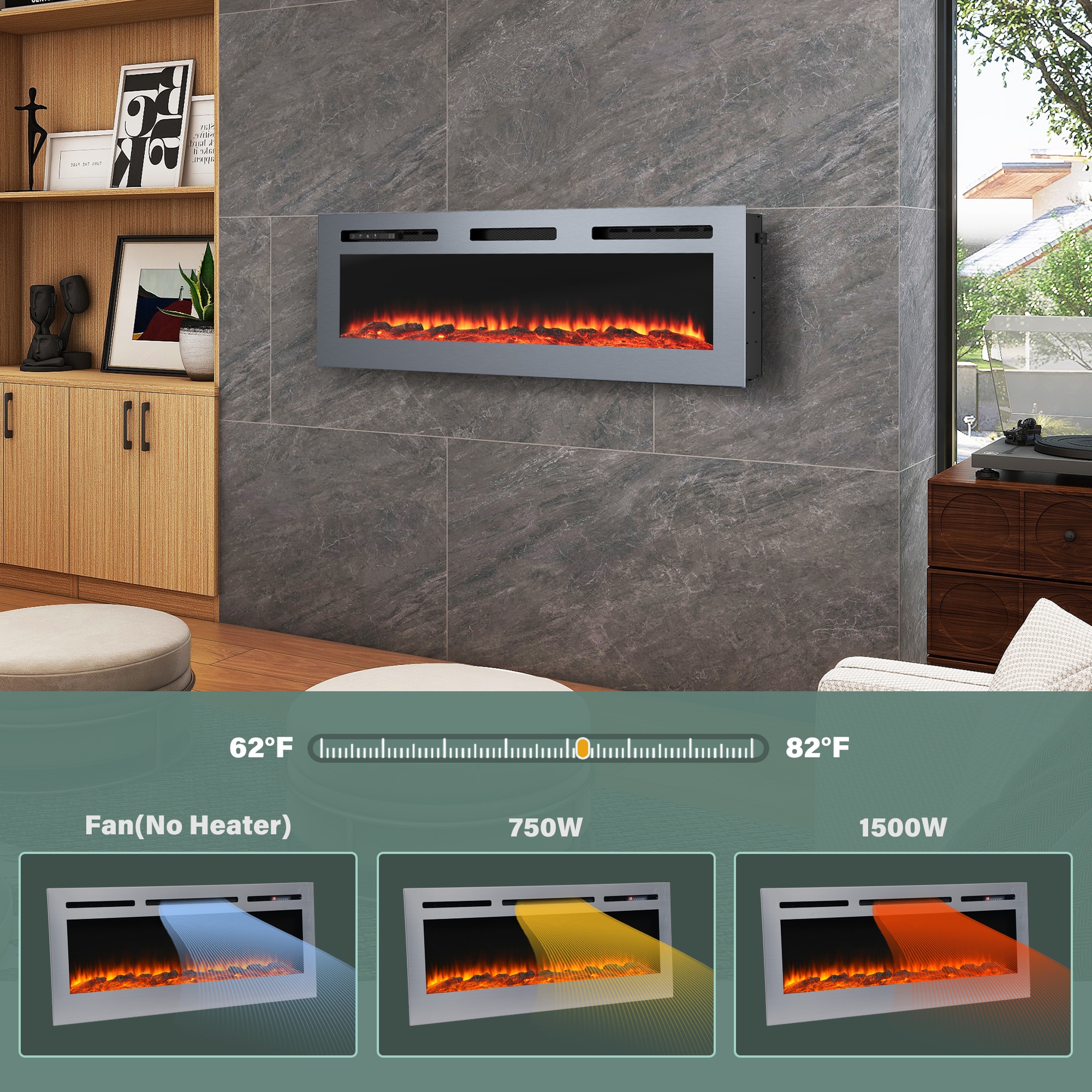Mondawe MO-CB73977 Electric-Fireplaces - View #10